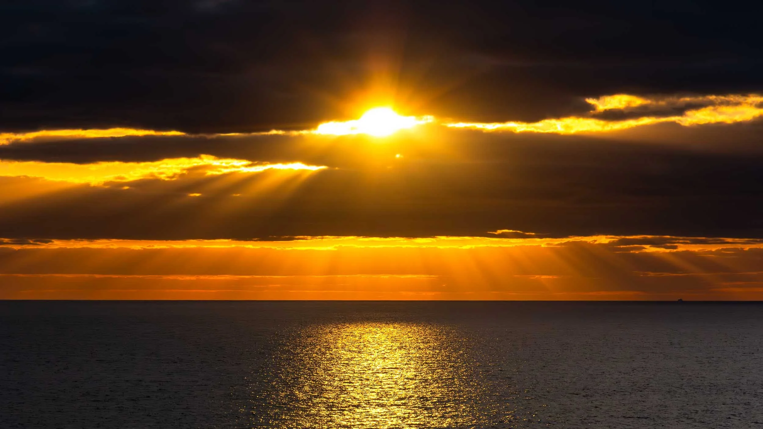 We were greeted by a beautiful sunrise on the morning when we entered the Port of Nassau.