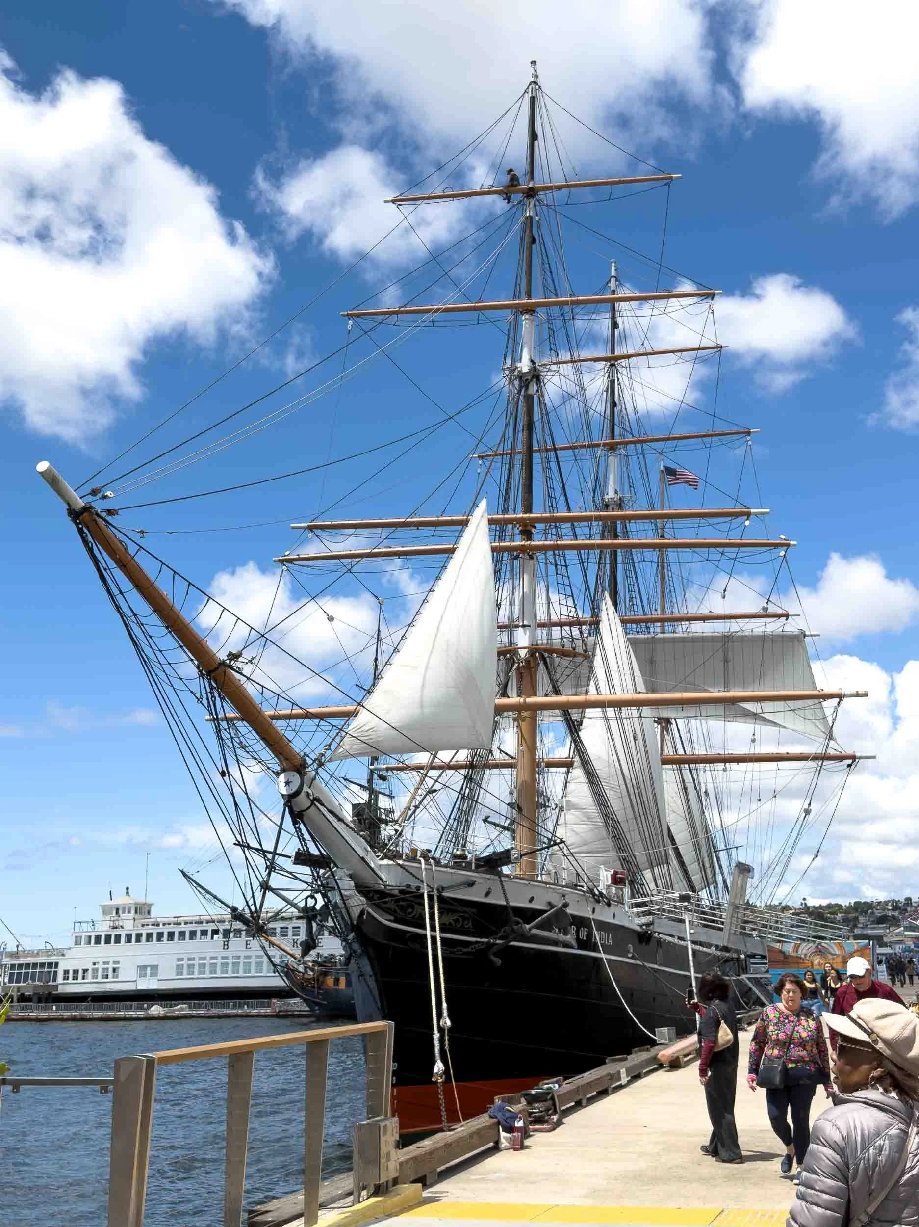 The Star of India is a San Diego Maritime Museum sail ship.