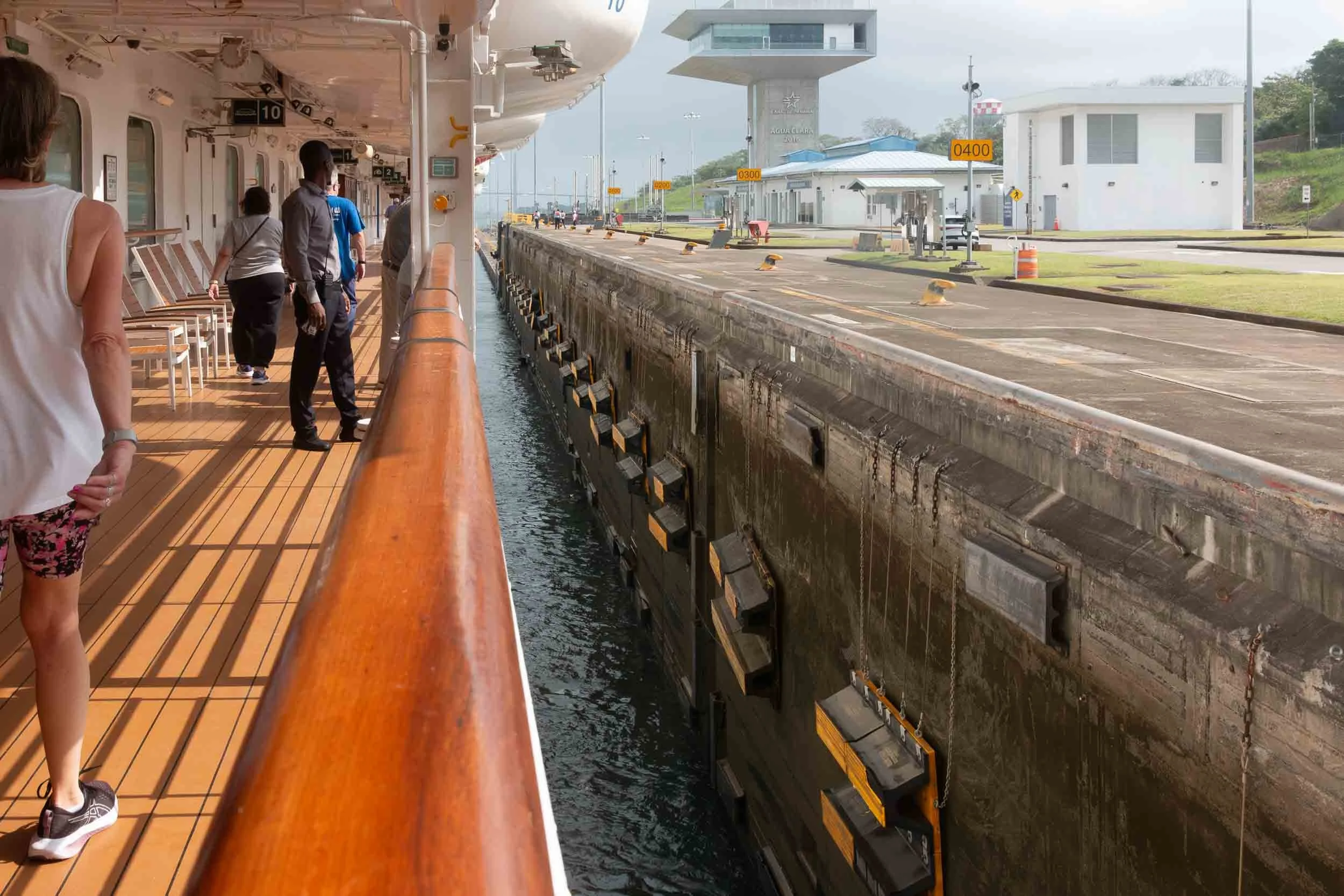 April 19, 2025: One big ship in one narrow path - that is the Panama Canal.