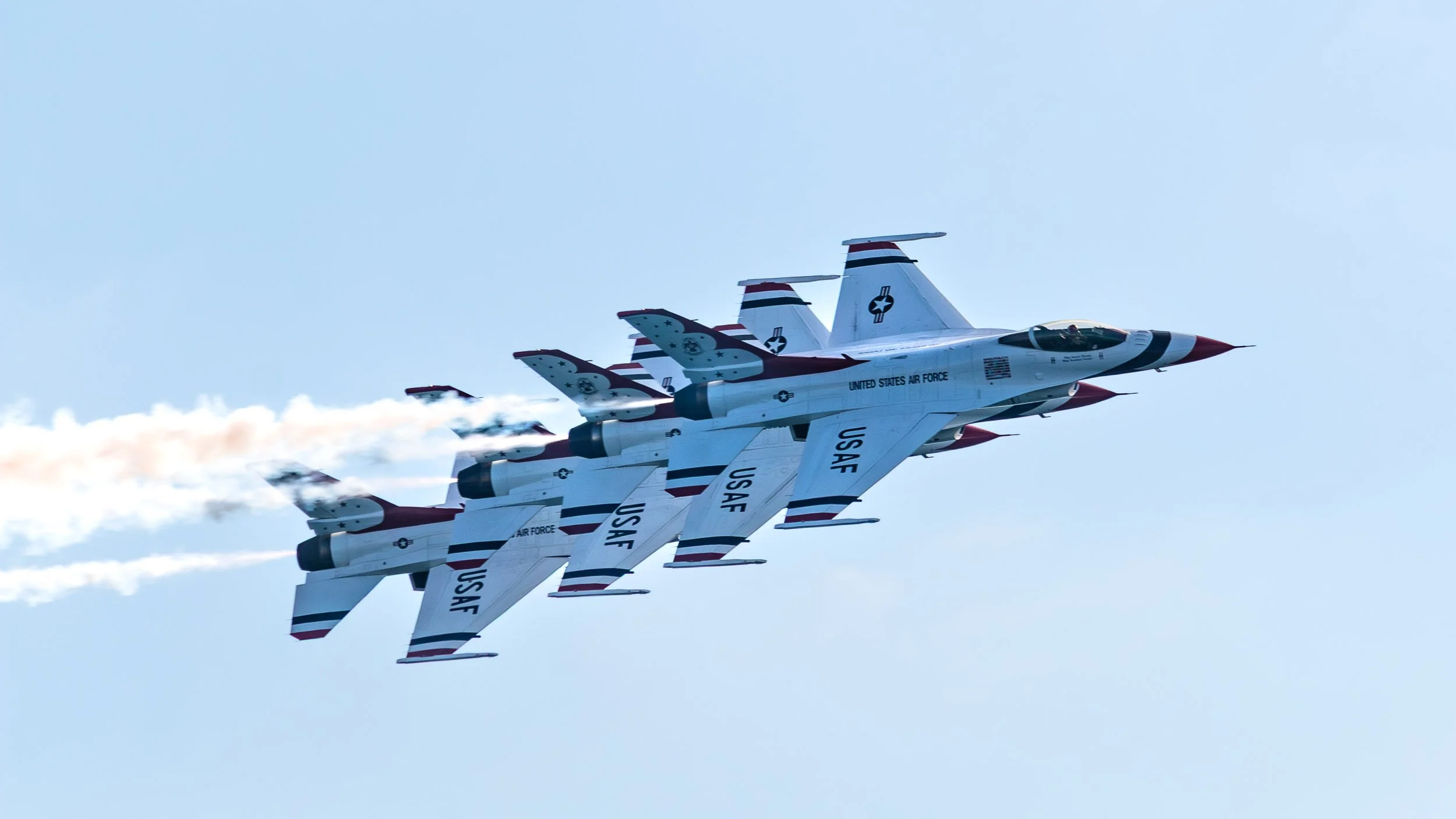 October 1, 2022: Pacific Airshow - US Air Force FA-18 Thunderbirds