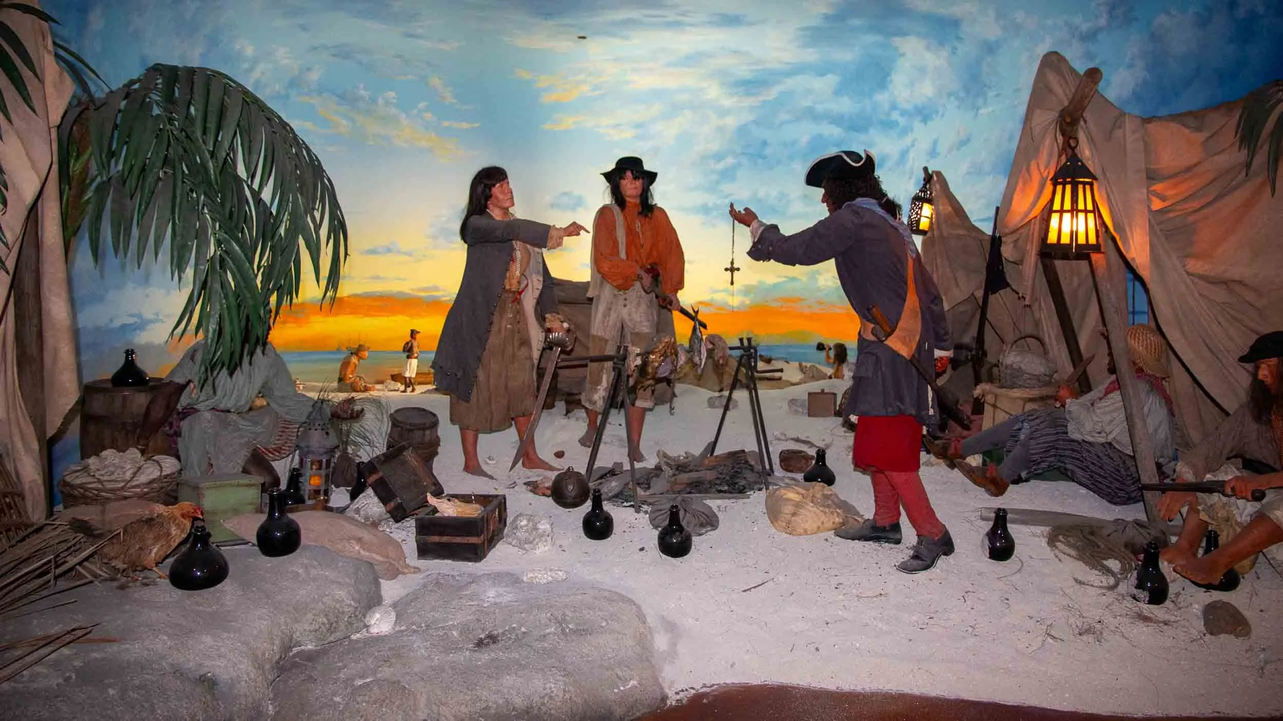 Exhibit inside Pirates of Nassau Museum #2