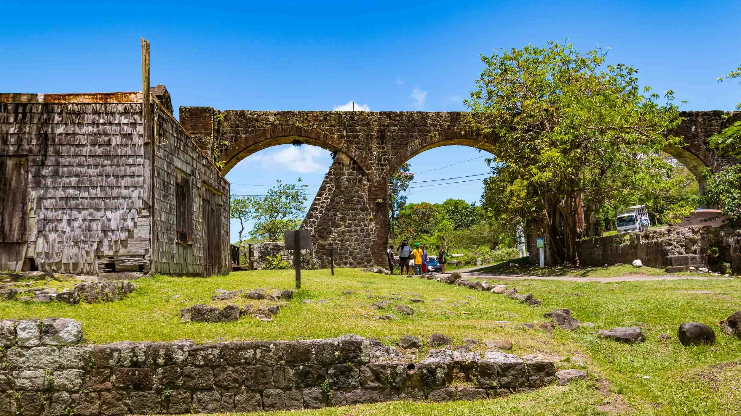 The Wingfield Manor ruins in St. Kitts. May 5, 2017.