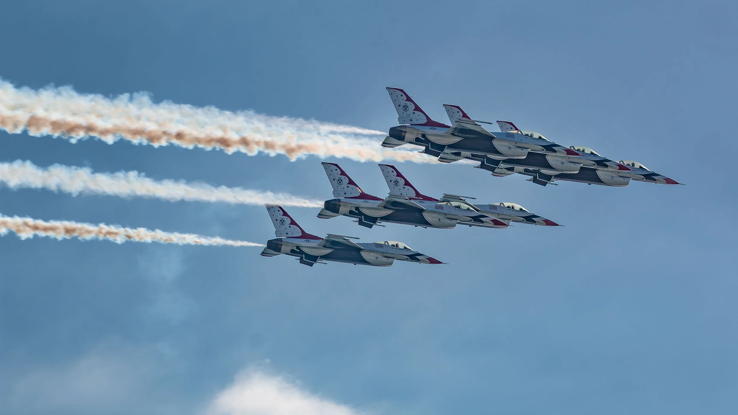 October 1, 2022: Pacific Airshow - US Air Force FA-18 Thunderbirds