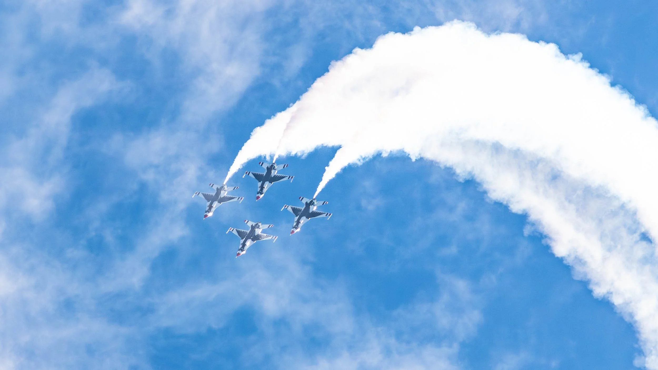 October 1, 2022: Pacific Airshow - US Air Force FA-18 Thunderbirds
