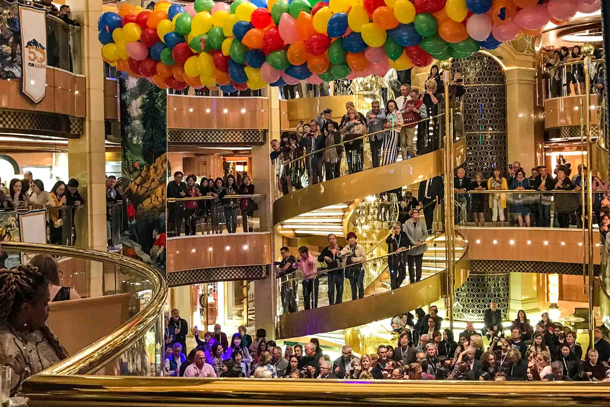Party onboard the Royal Princess