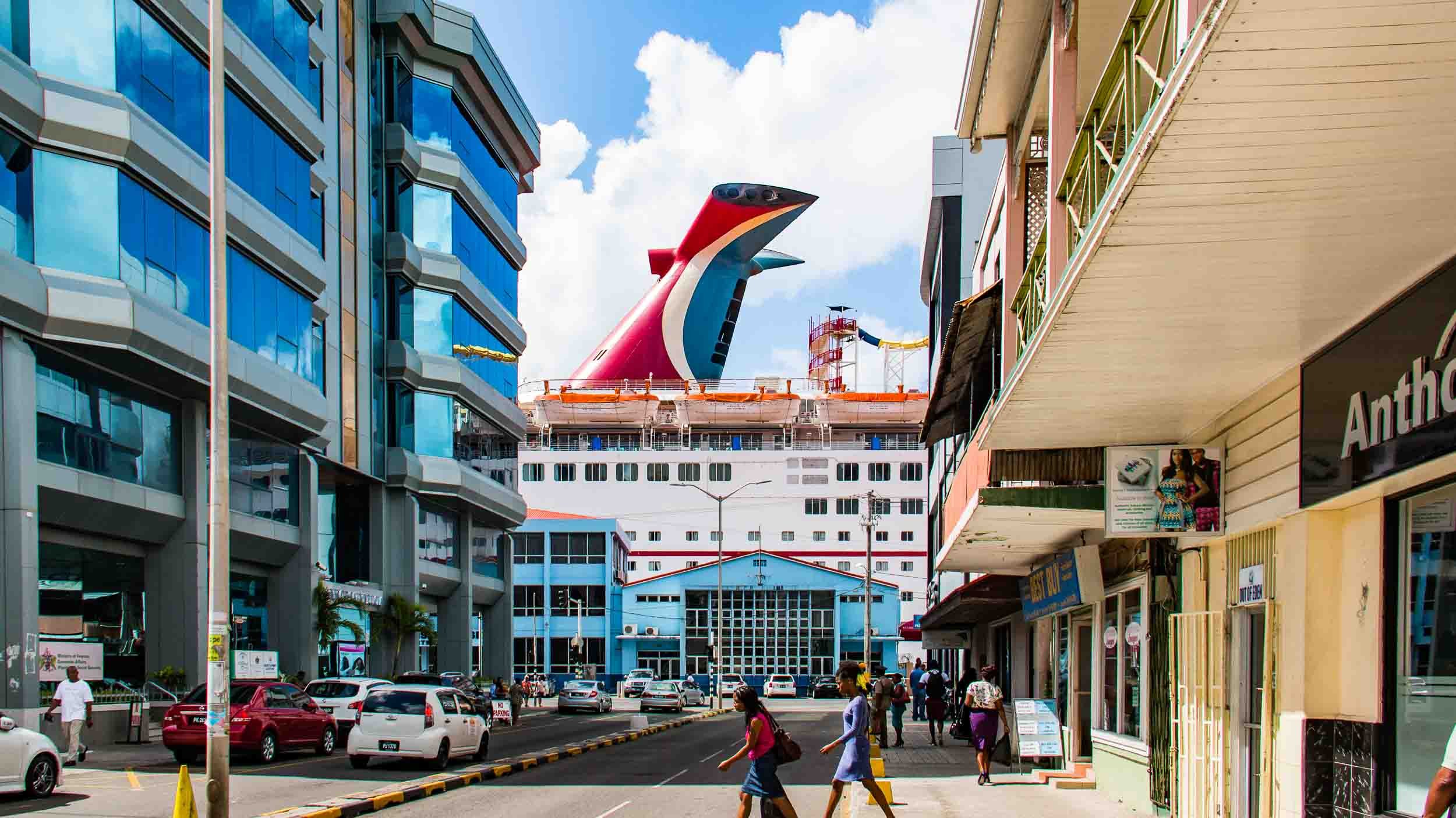 Bridge Street in Castries, St. Lucia. May 4, 2017.