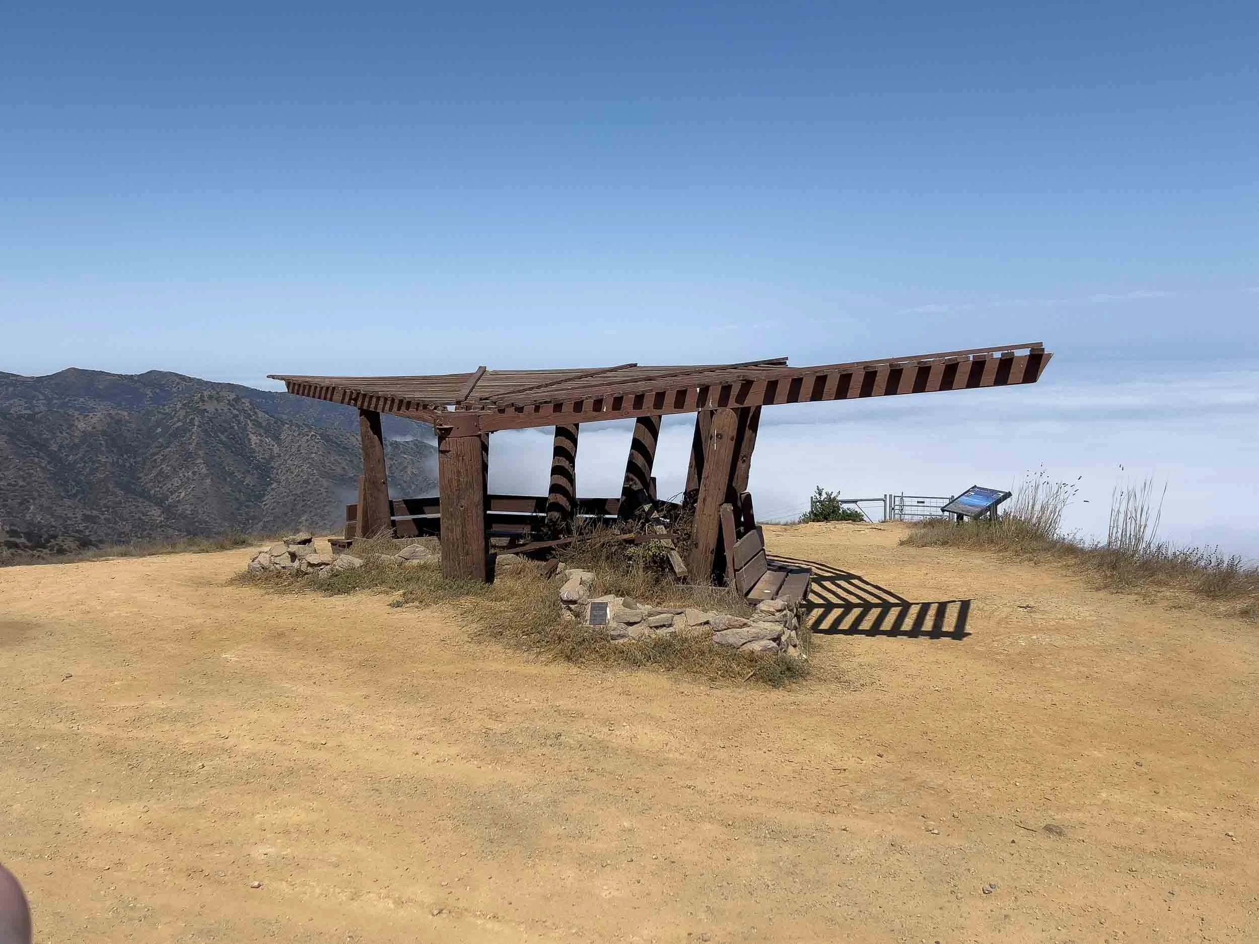 Garden in the Sky summit overlook in Catalina.