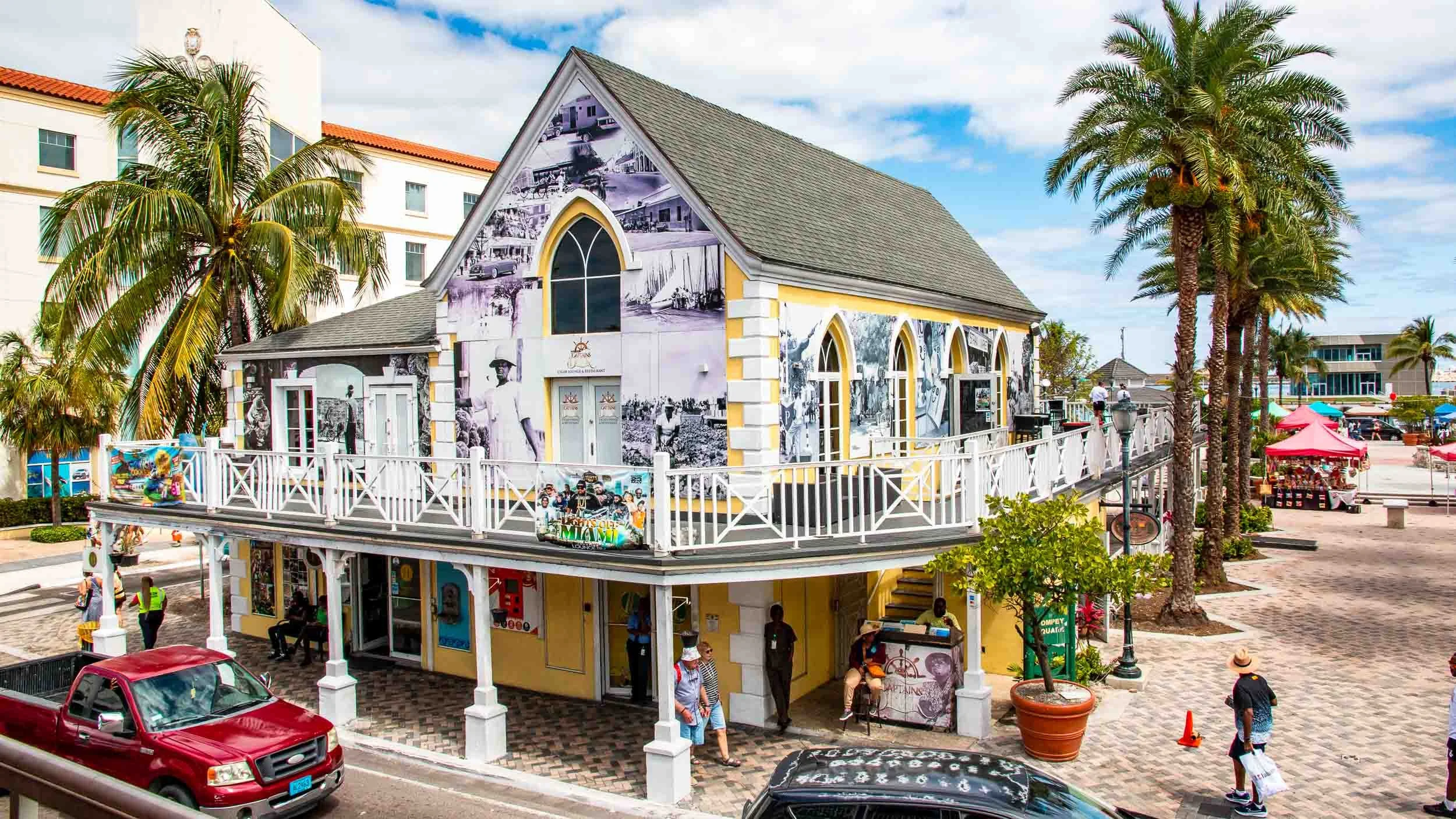 Captain's Deck restaurant. A very popular restaurant located on Pompey's Square across from the Pompey Museum.