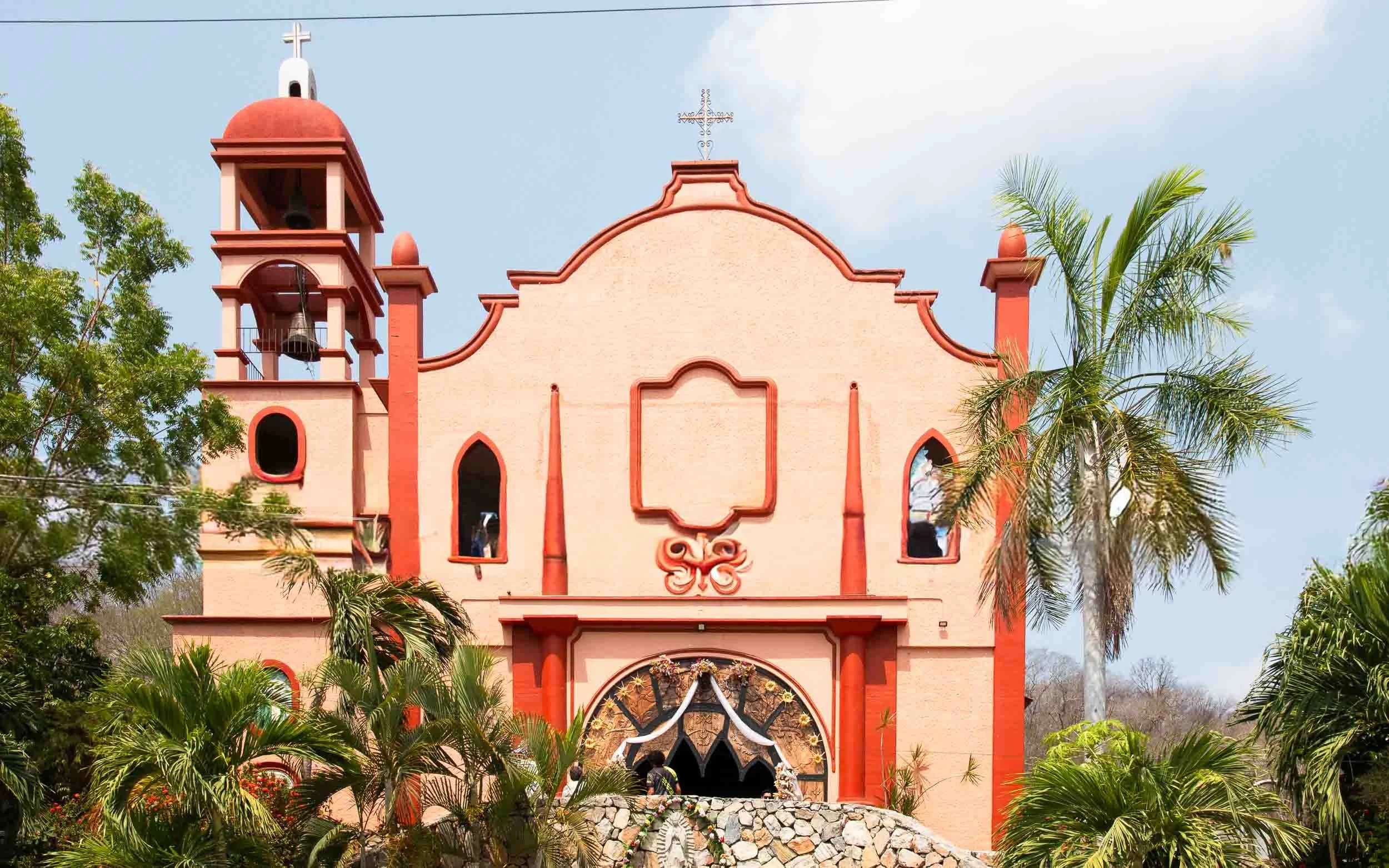 April 25, 2025: Parroquia de Nuestra Senora de Guadalupe (also commonly referred to as the Inlesia de la Crucecita or the Church of La Crucecita)..