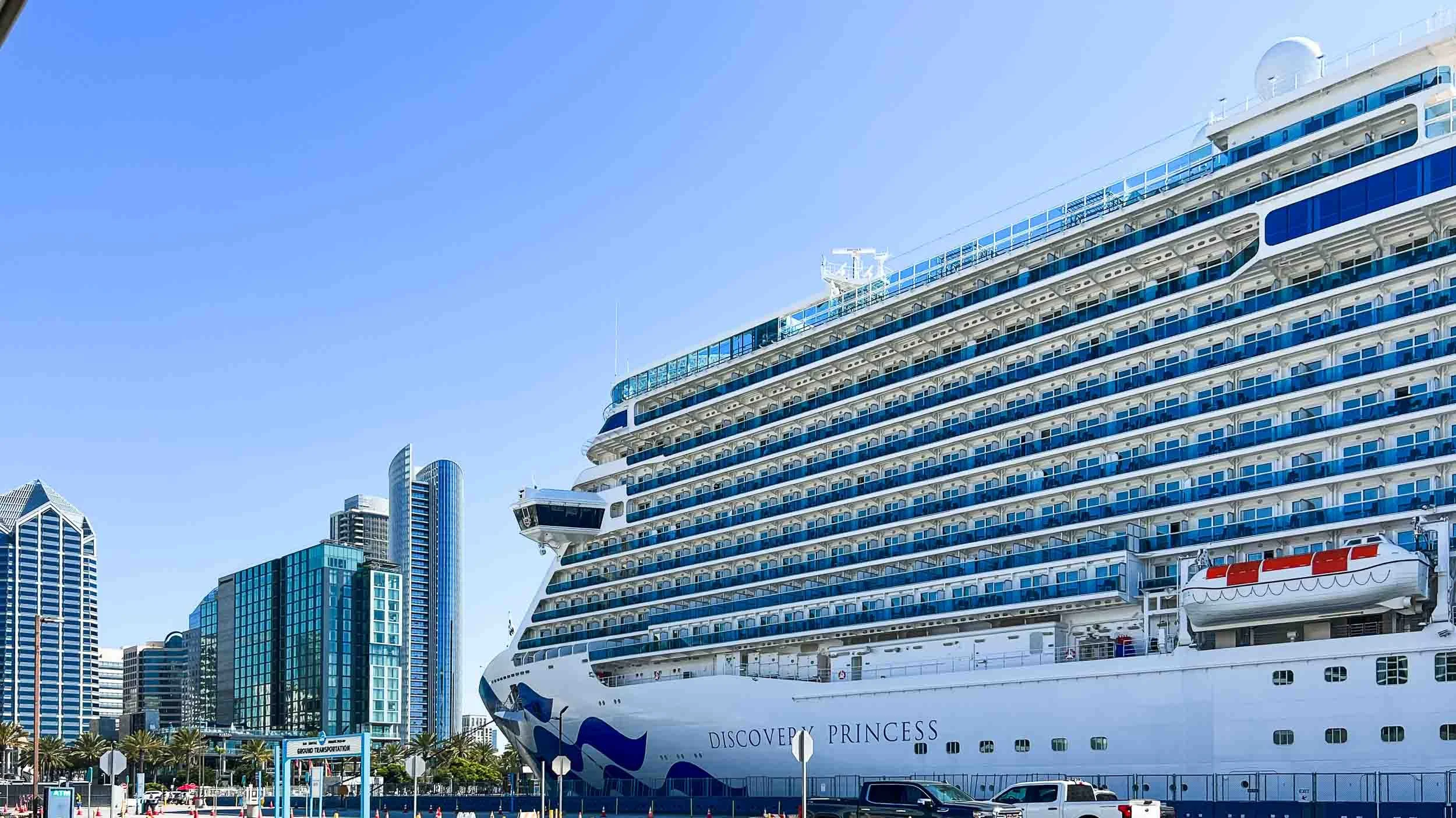 Discover Princess in the Port of San Diego.