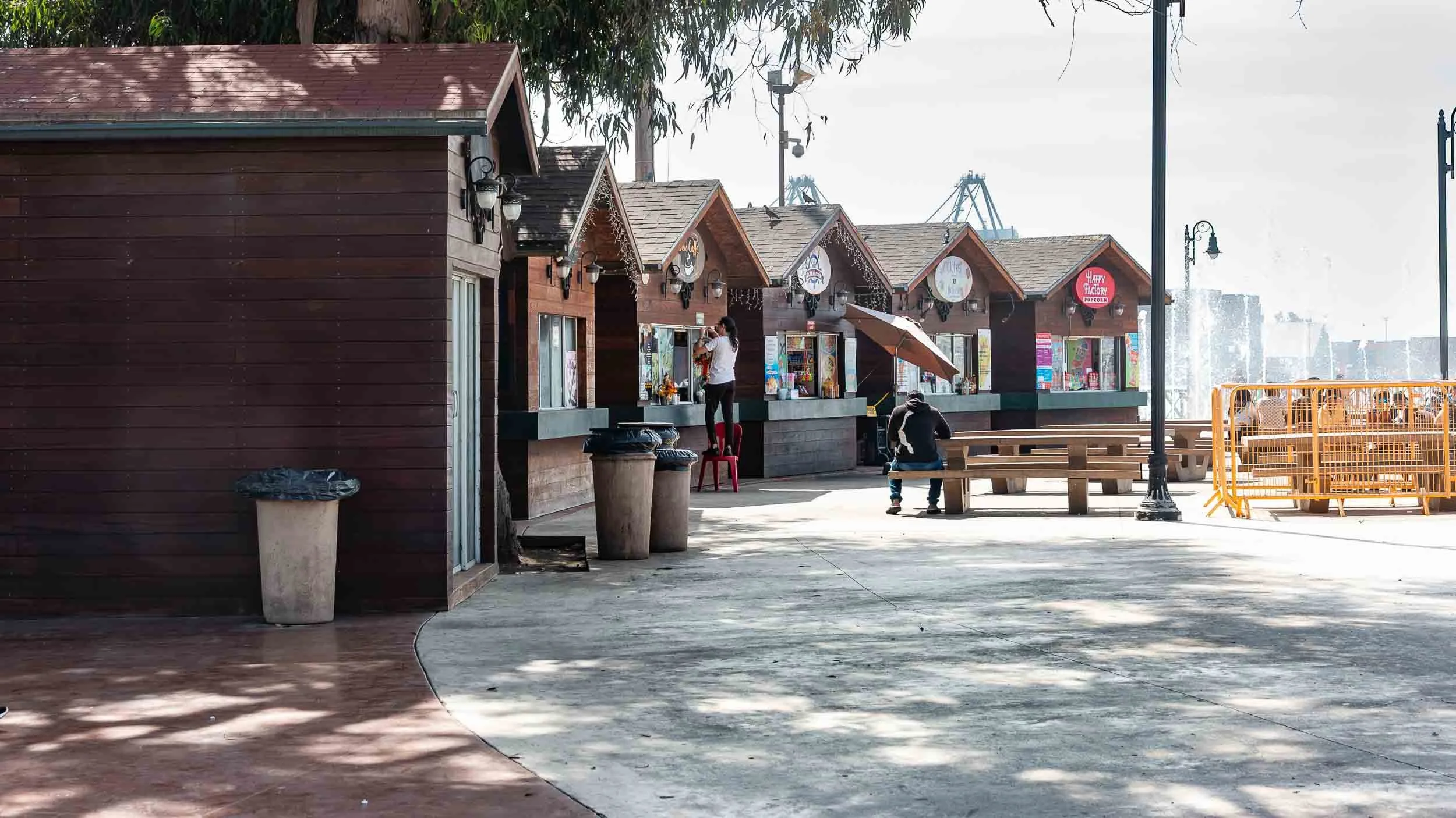 Portside shops in Ensenada, Mexico