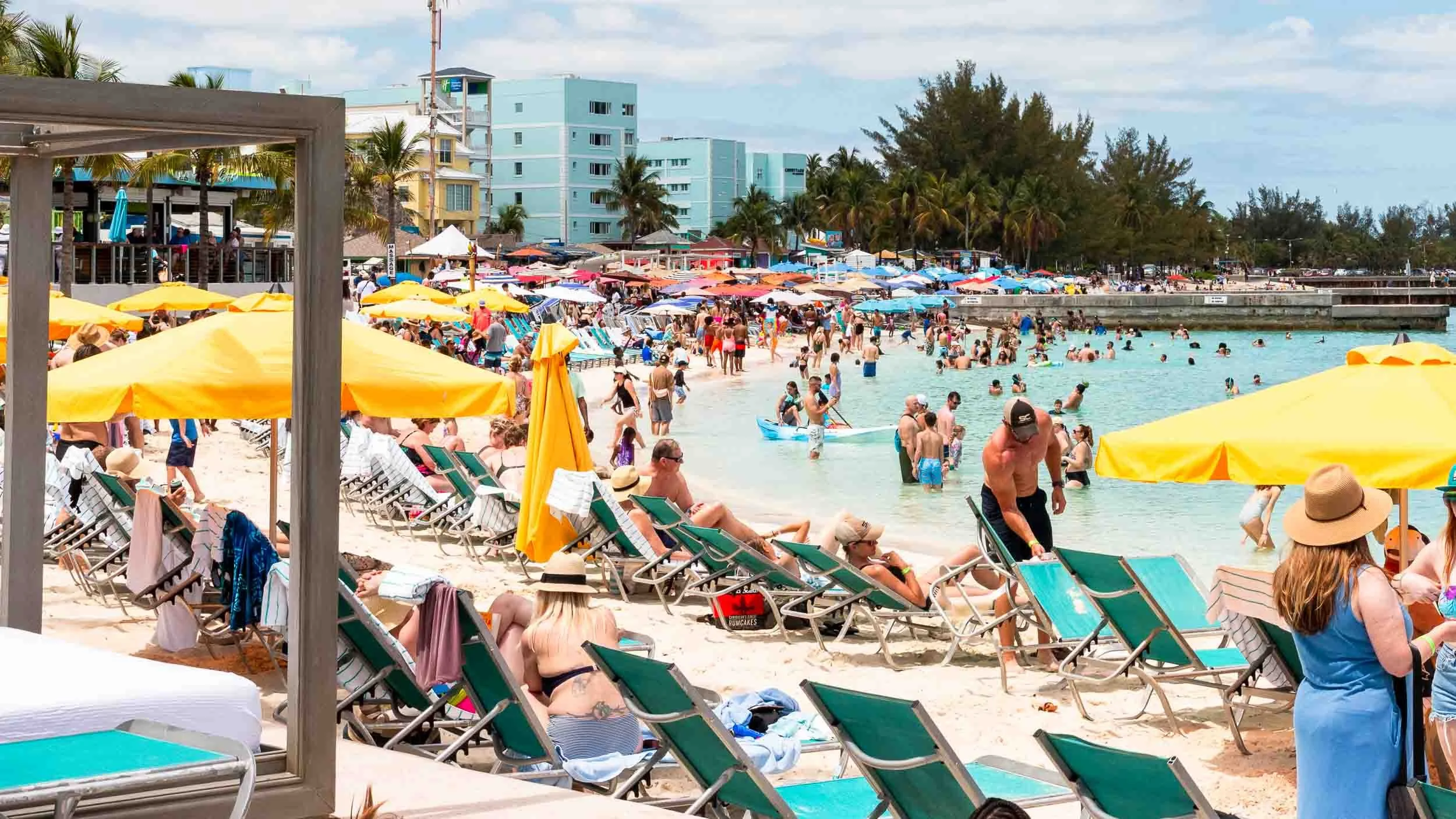 Junkanoo Beach in downtown Nassau.