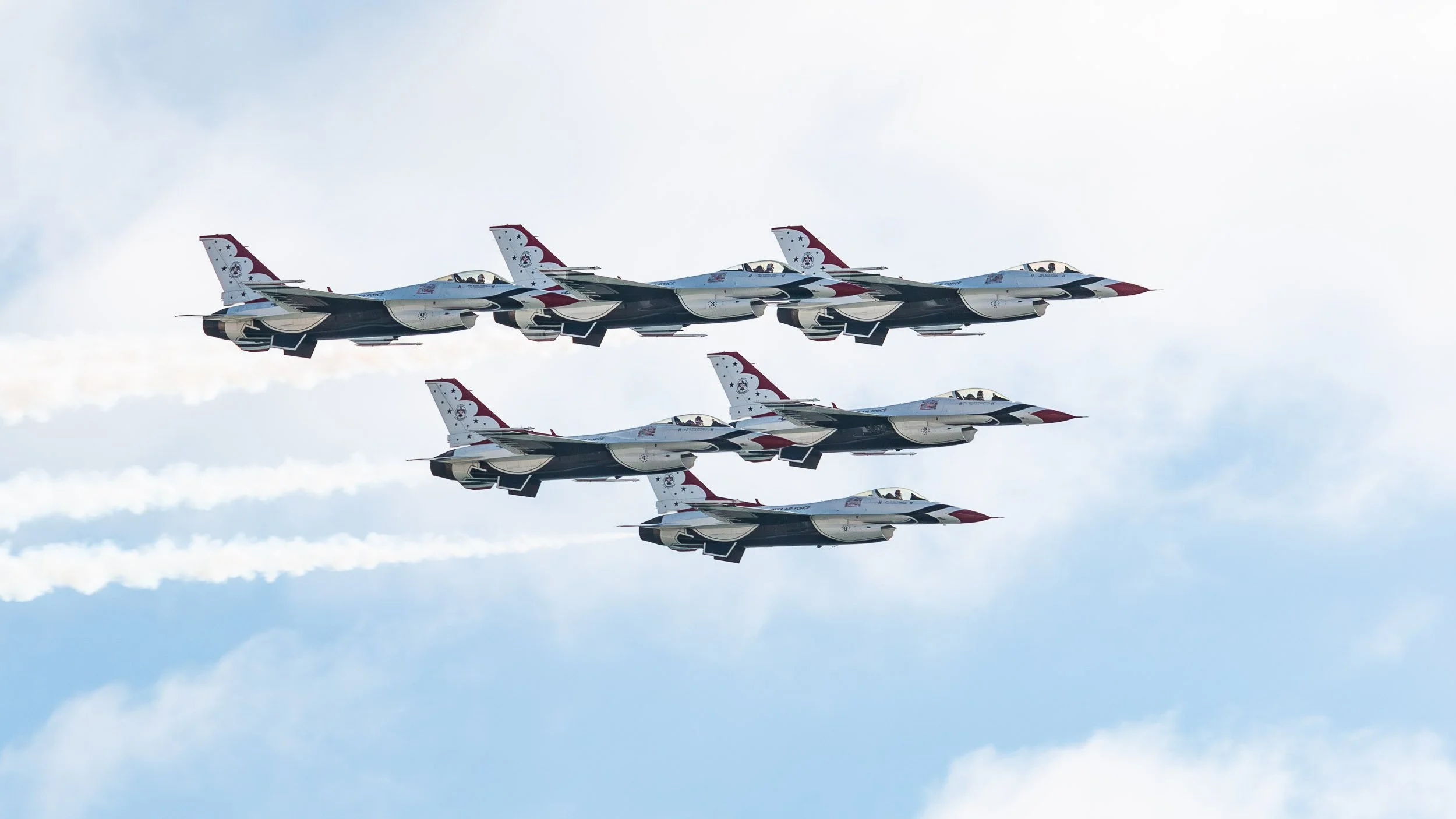 October 1, 2022: Pacific Airshow - US Air Force FA-18 Thunderbirds