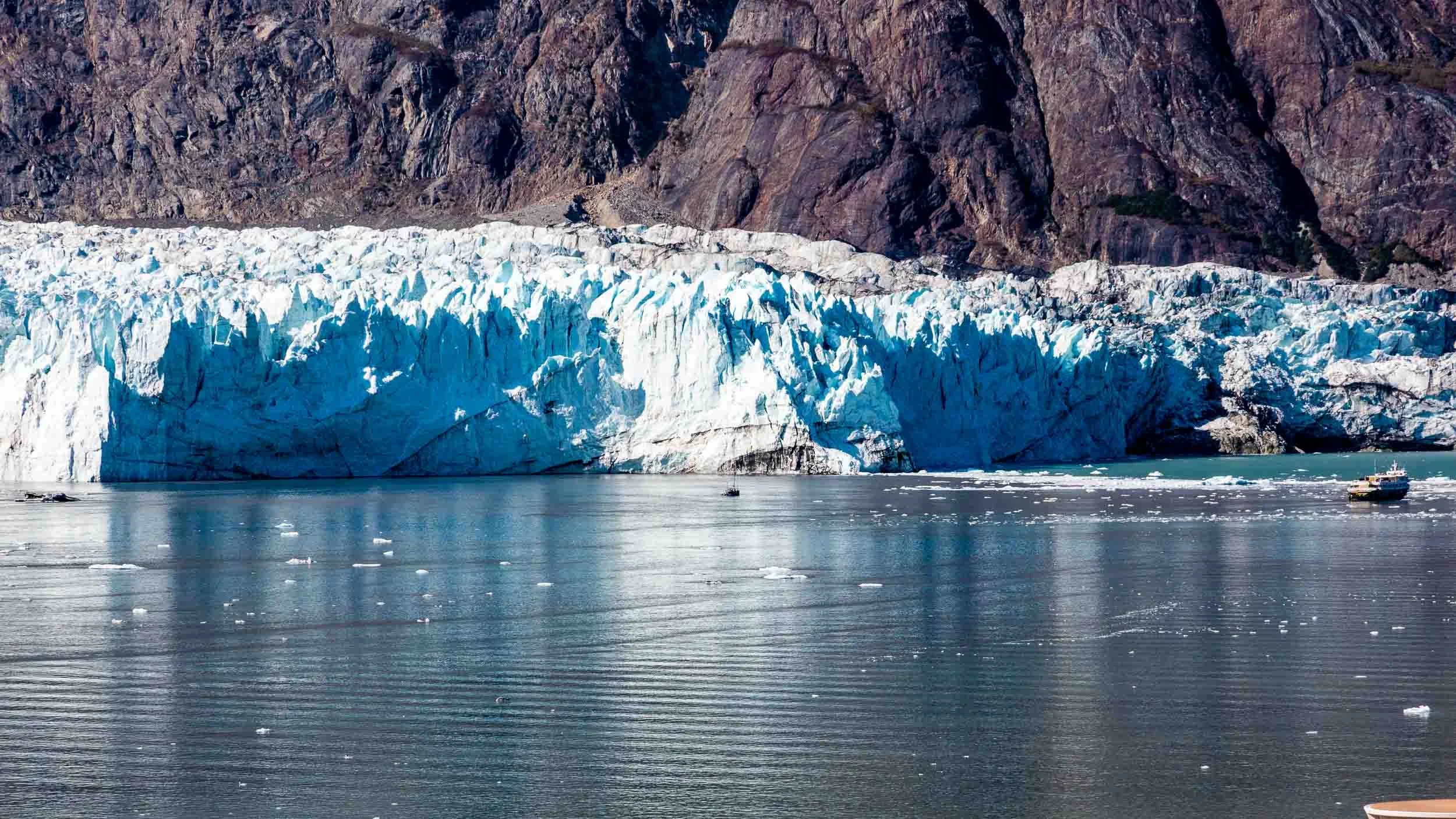 Portion of the Margerie Glacier in Glacier Bay