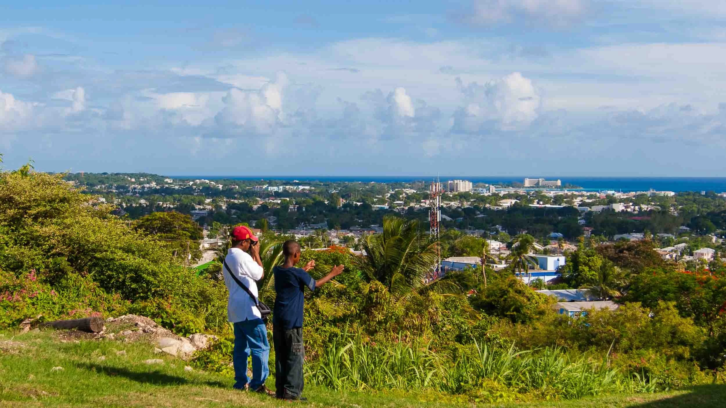 A view of the Bridgetown area from Cave Hill, St. Michael, Barbados. August 2008
