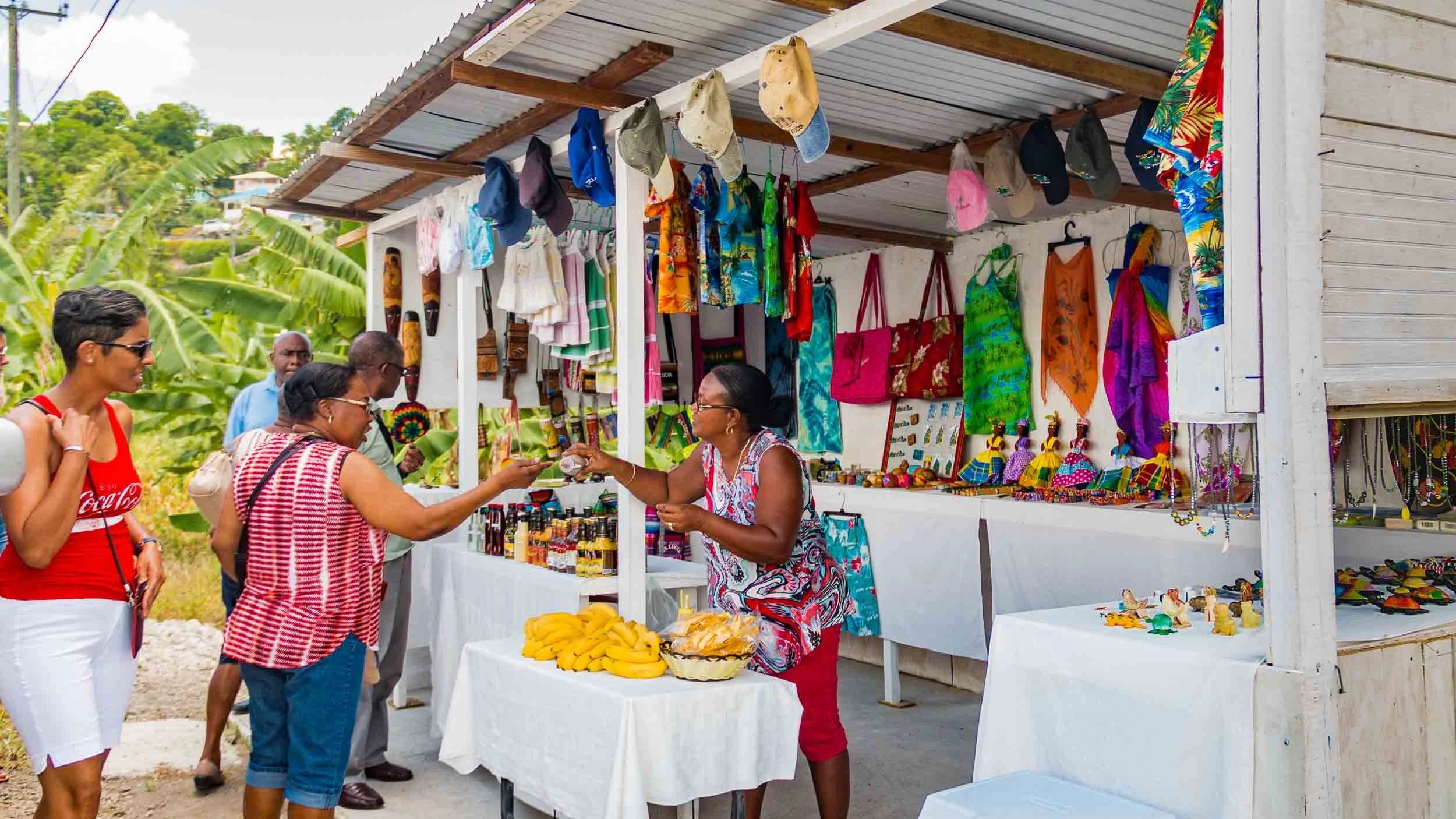 This vendor was selling many items, but here the banana products was getting all of the attention. May 4, 2017.