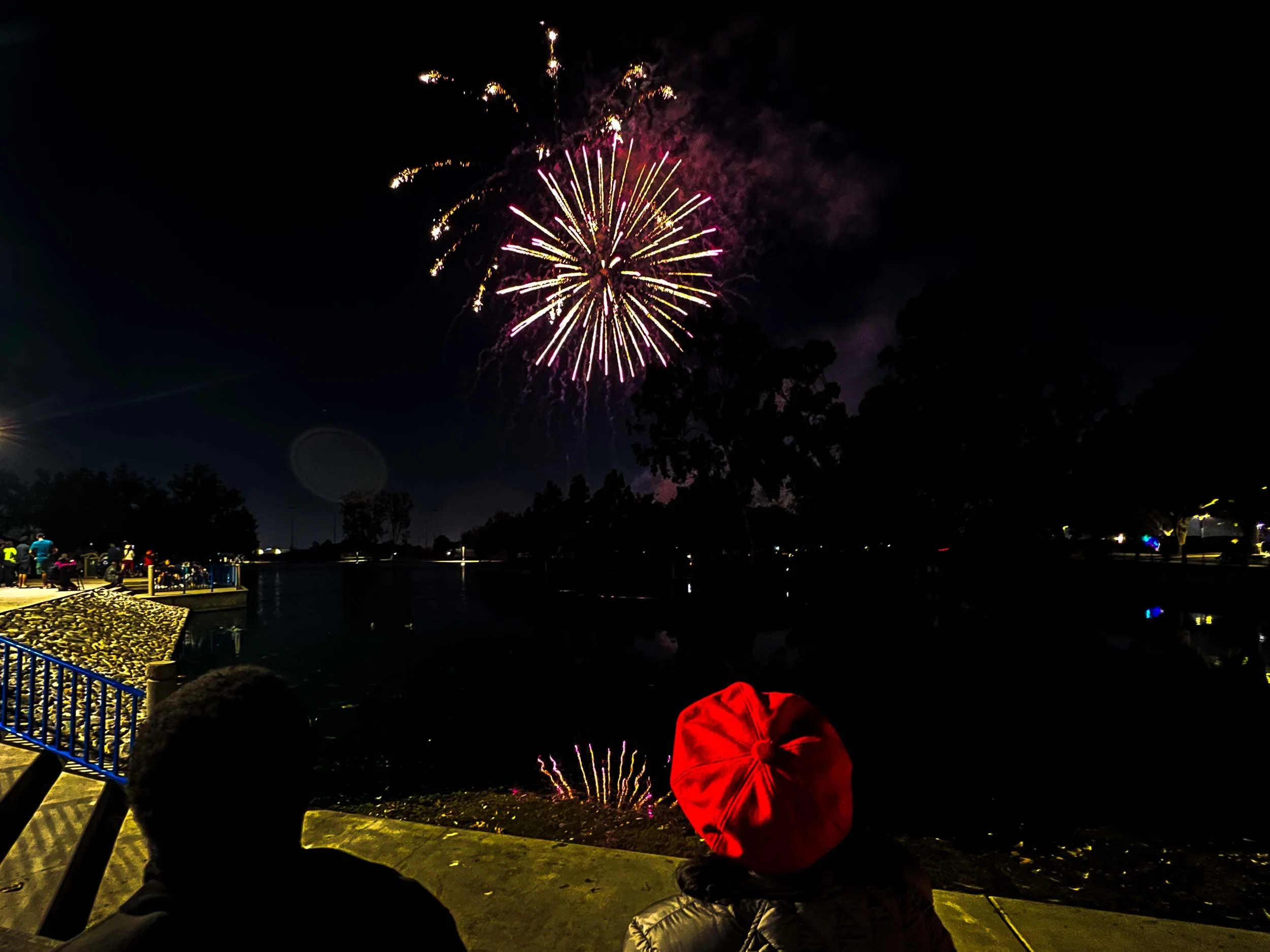 July 4, 2023: The 4th Fireworks at Centenial Park in Santa Ana, California.