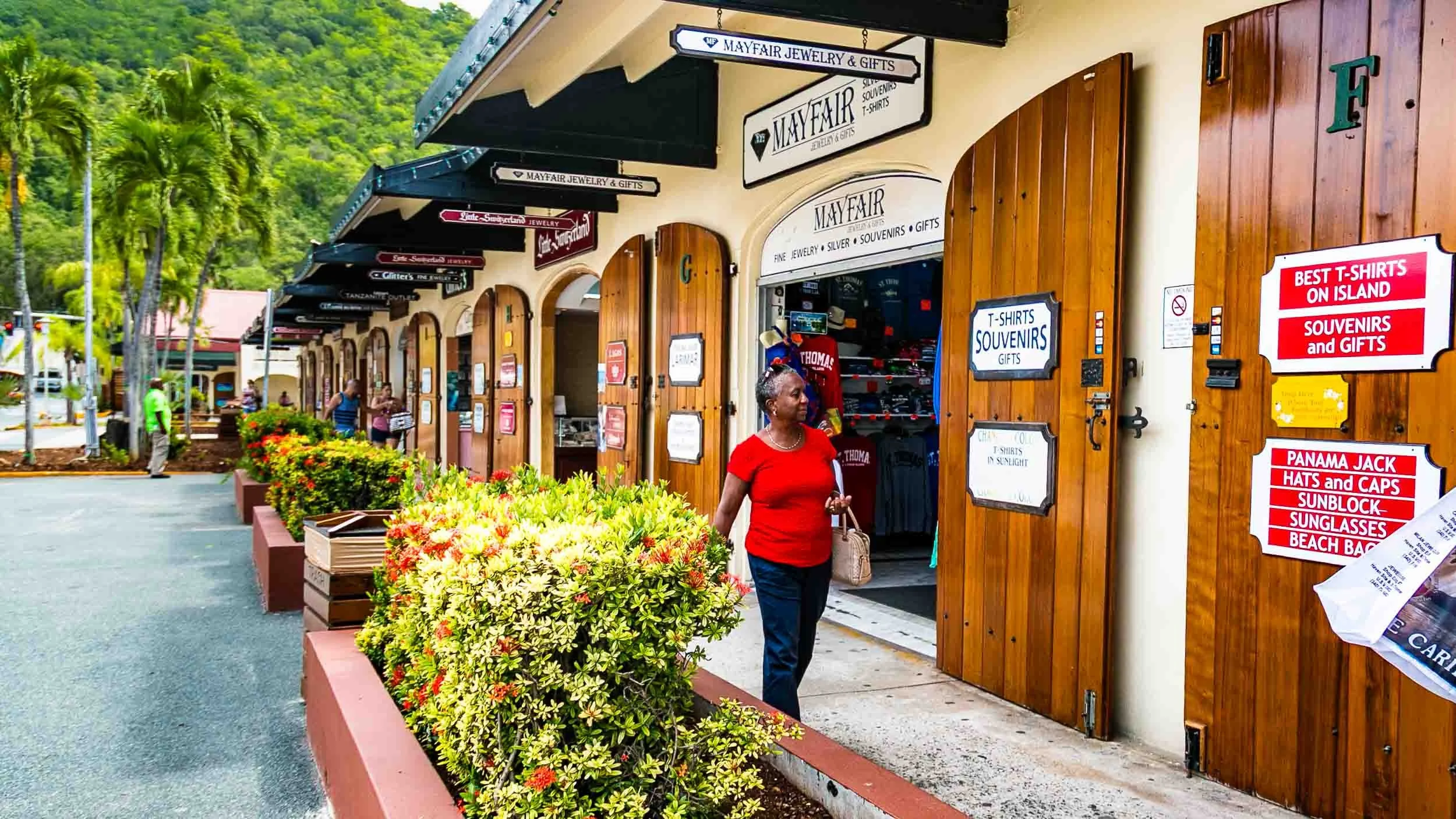 This is the Havensight Mall in St. Thomas, U.S. Virgin Islands (USVI).
