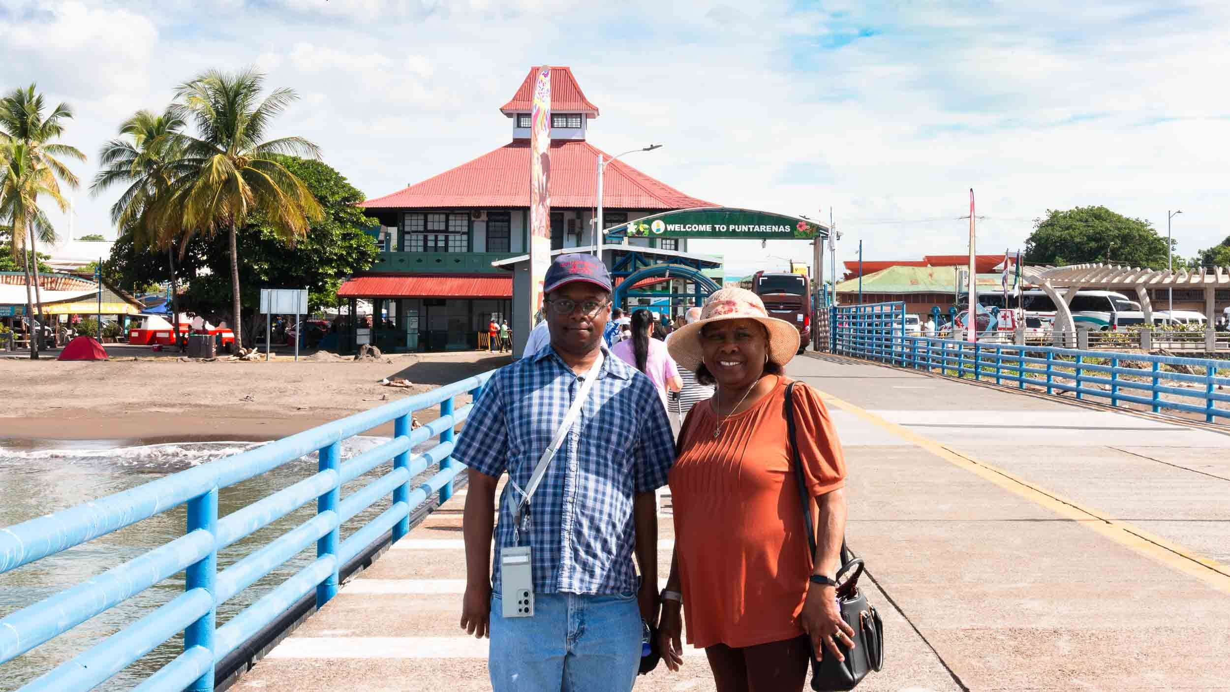 Photo op at the port of Puntarenas.
