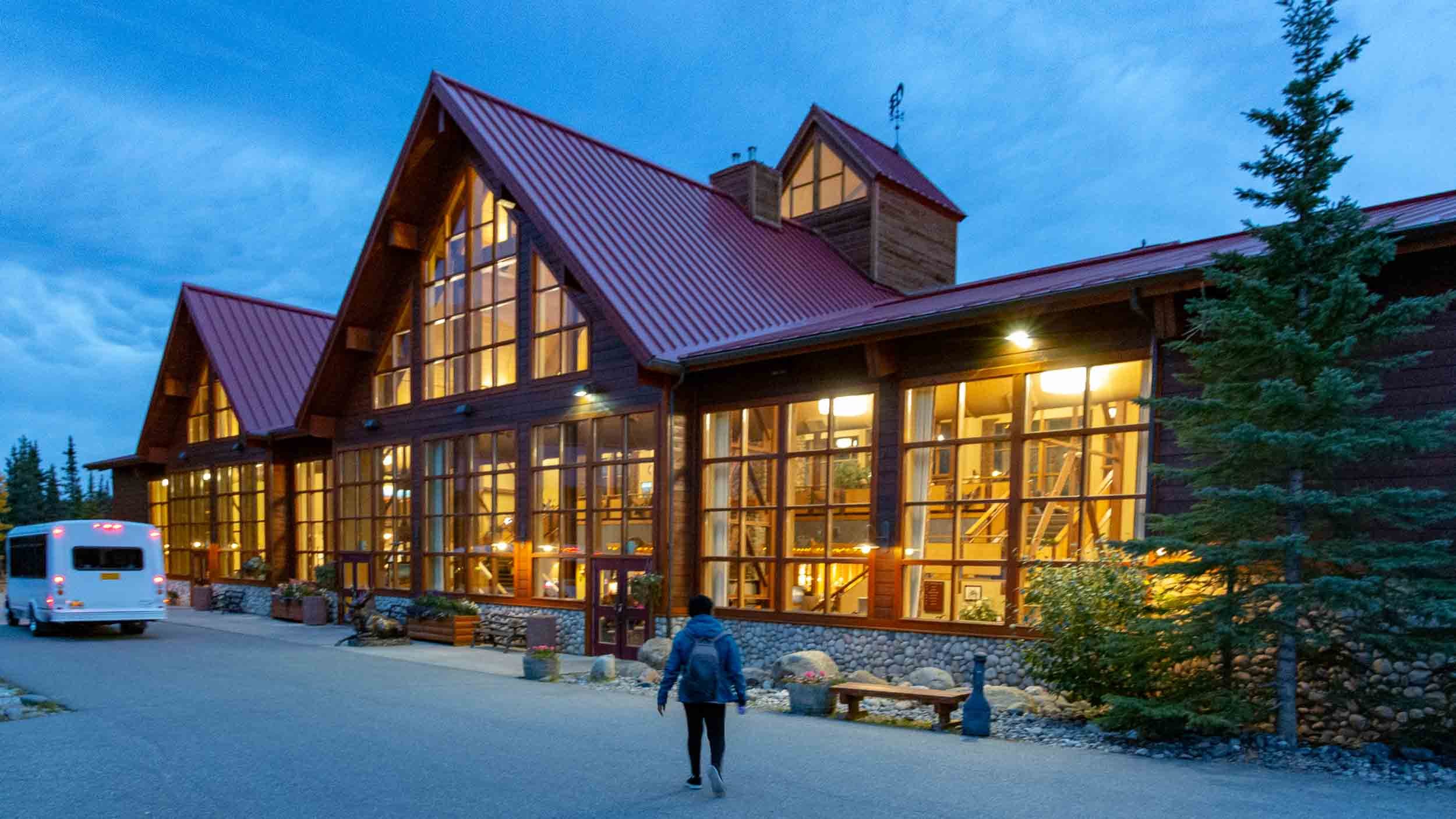 A new day at the Denali Princess Wilderness Lodge.