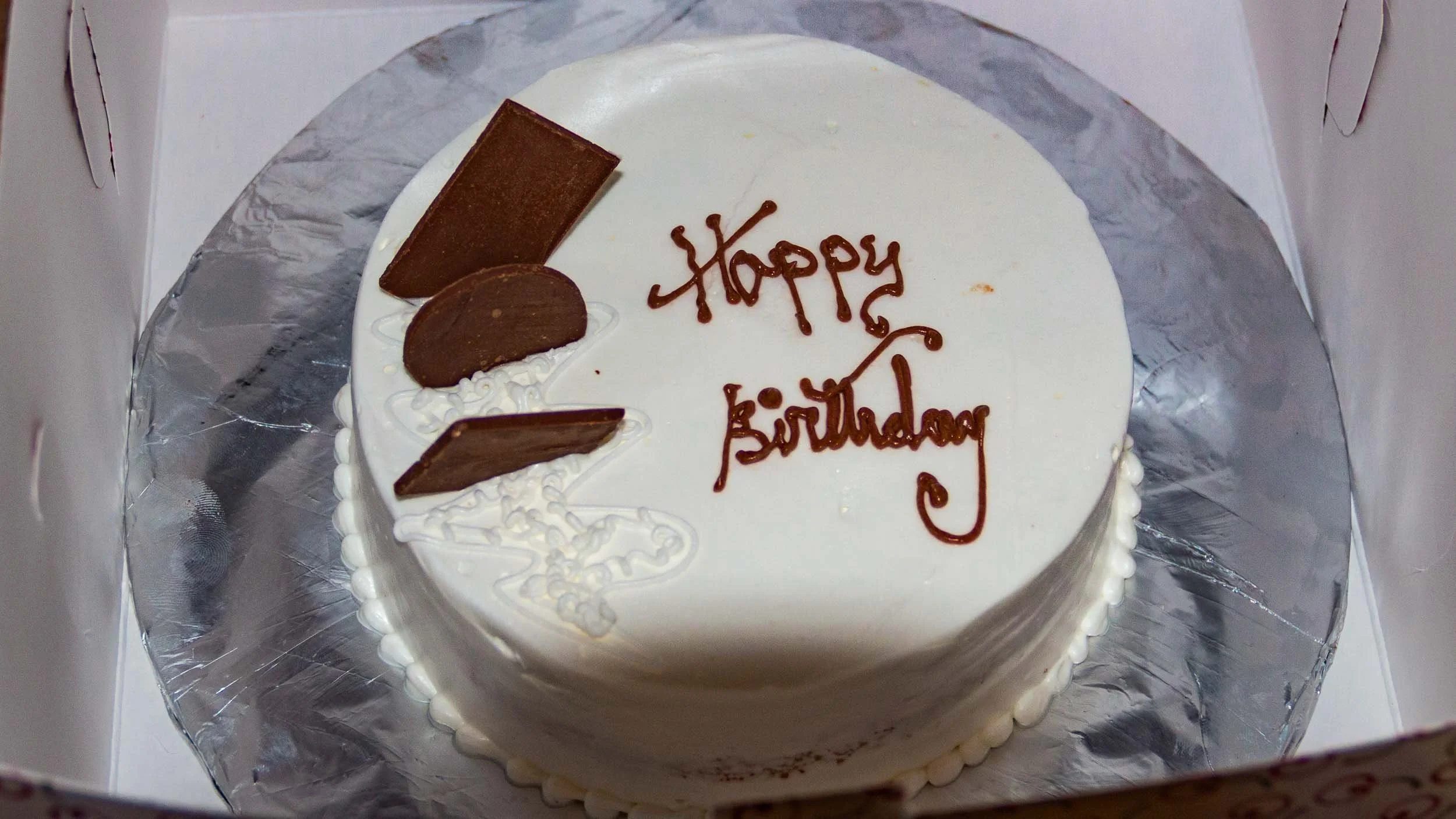 Surprise Happy Birthday cake! May 5, 2017.