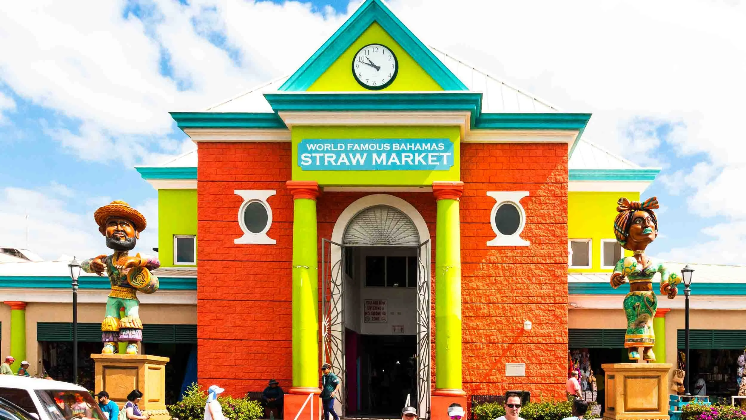 World famous Straw Market on Bay Street.
