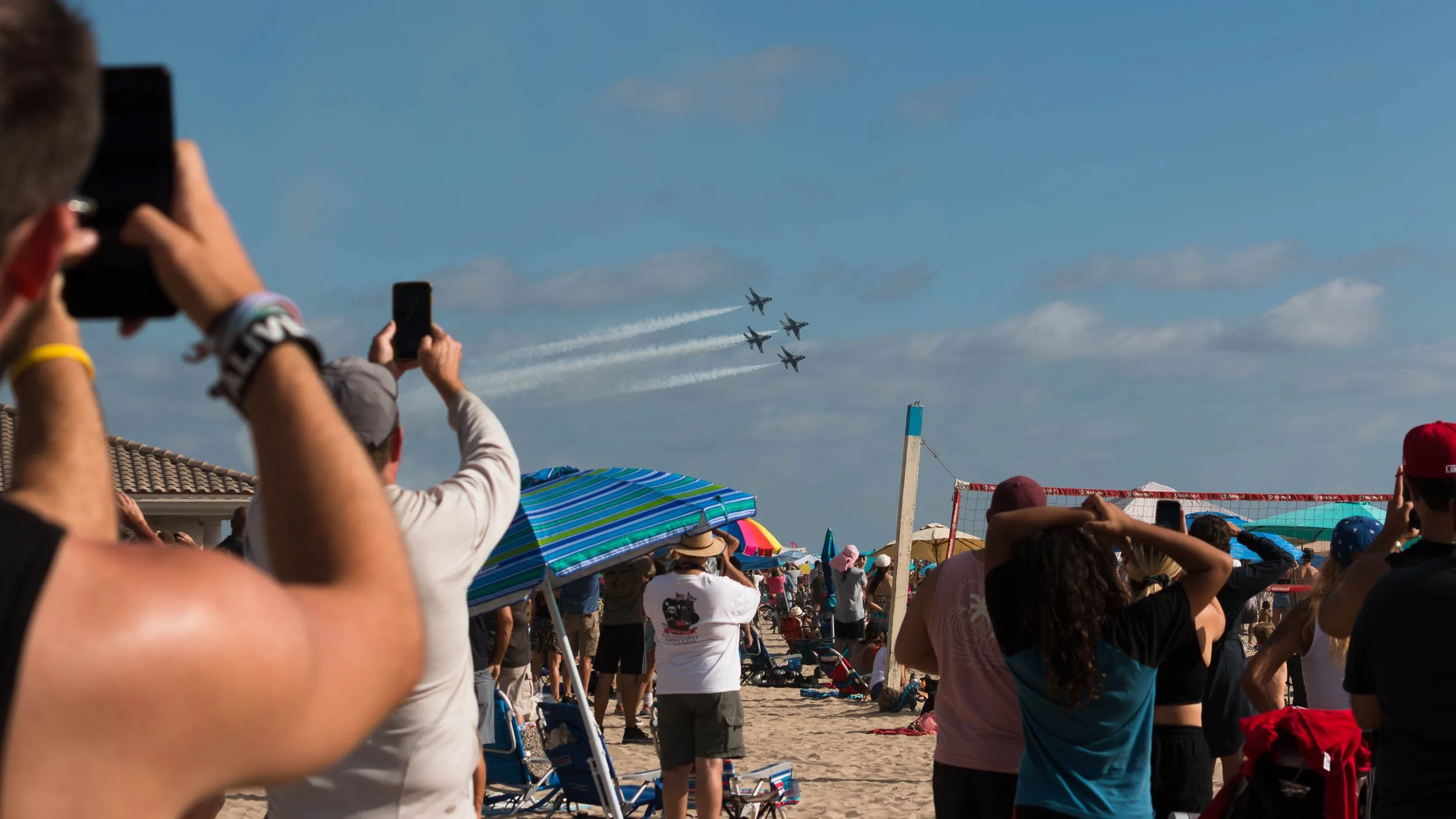 October 1, 2022: Pacific Airshow - US Air Force FA-18 Thunderbirds