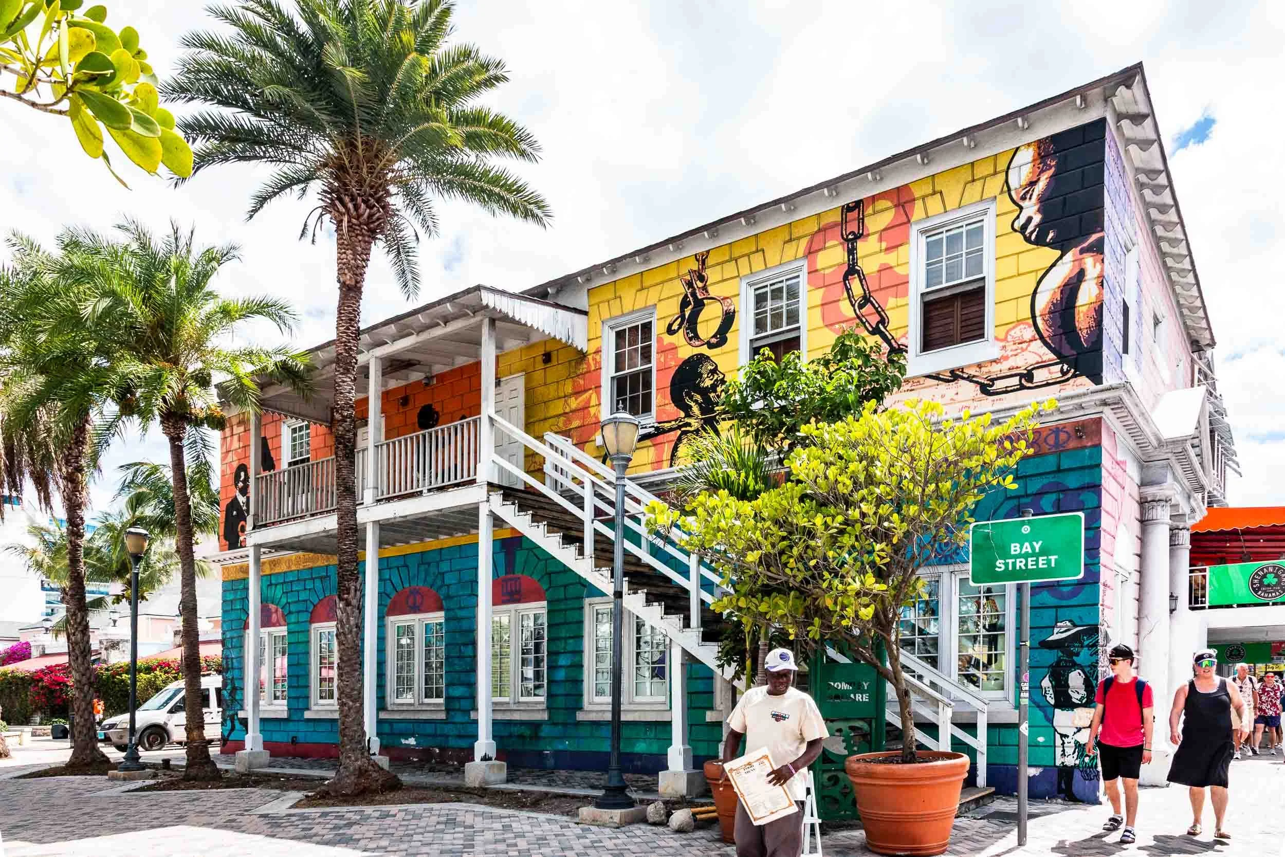 Pompey Museum of Slavery & Emancipation (also known as Vendue House). It is located on Pompey Square in downtown Nassau.