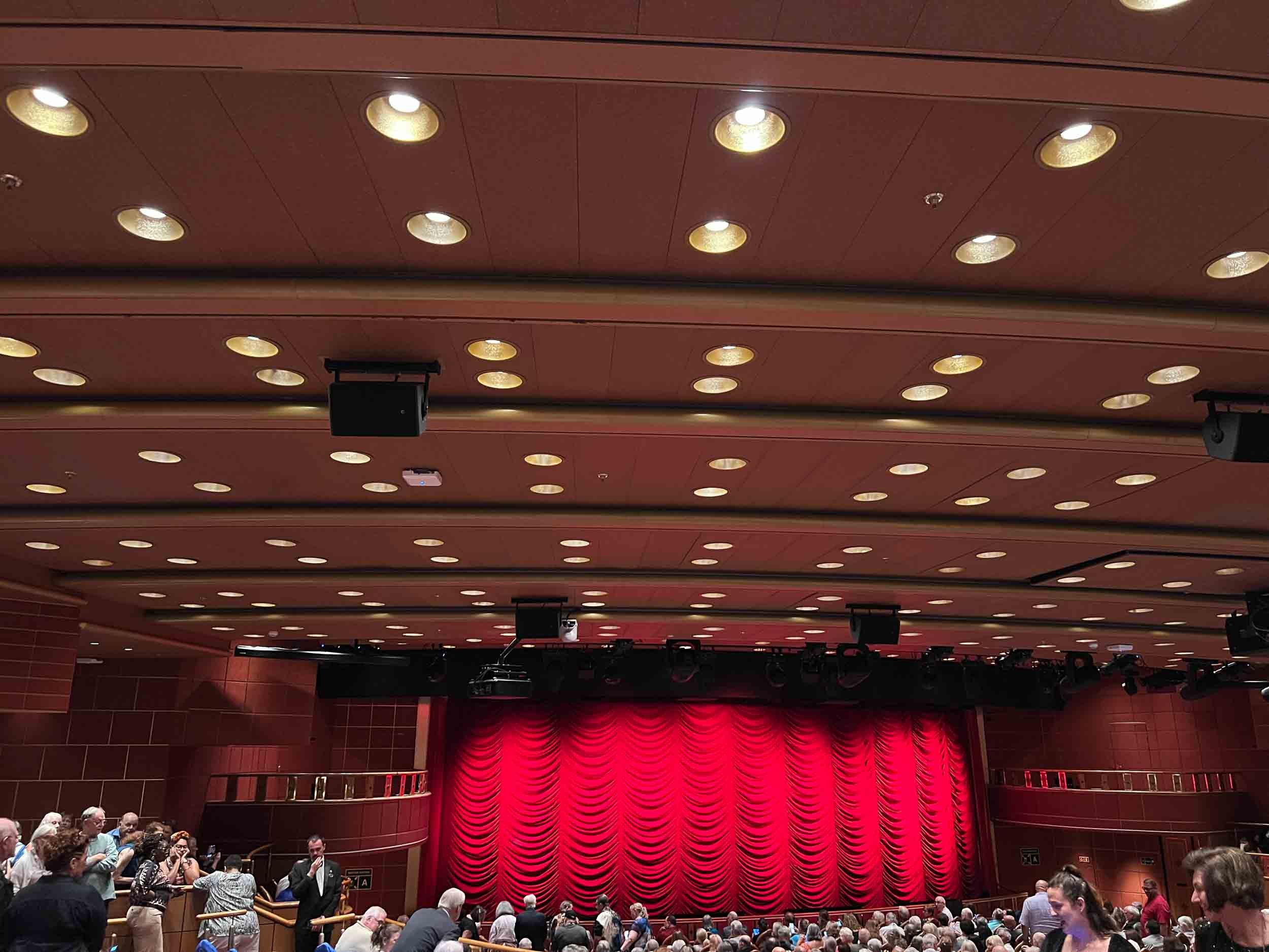 Princess Theater preparing for a performance.