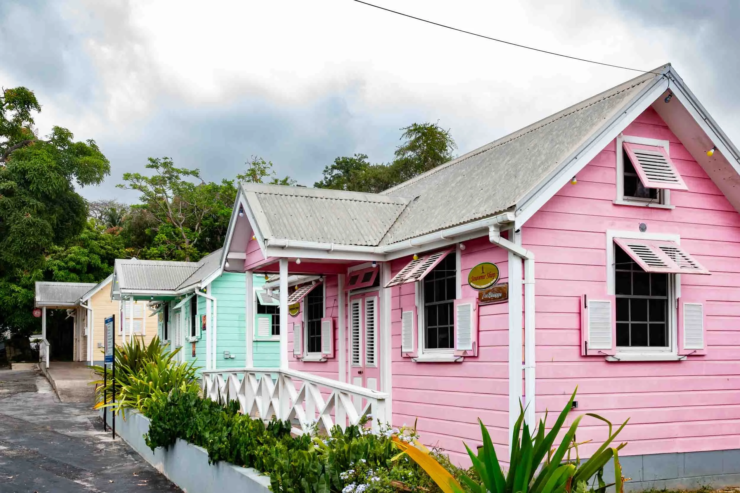 March 30, 2024: Chattel Houses that originated in Barbados and the Caribbean. These are in Rock Hall, St. Thomas, Barbados.