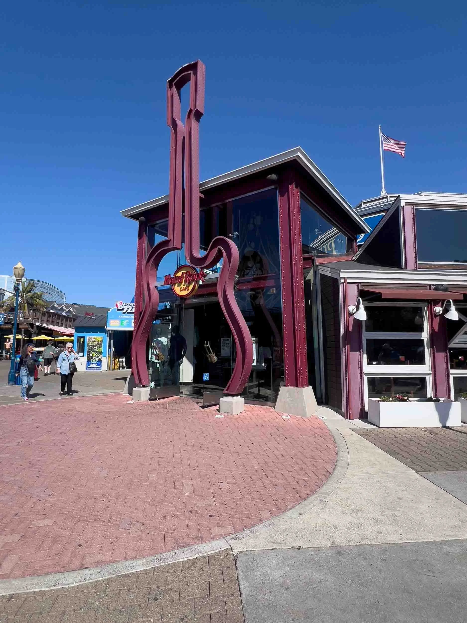 Hard Rock Cafe, Pier 39, San Francisco.