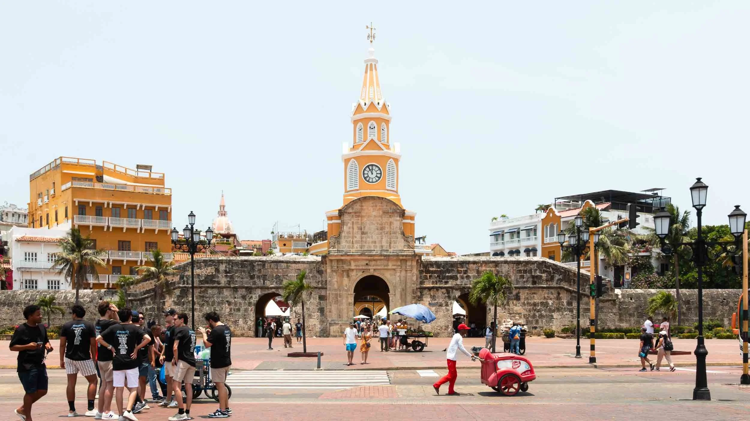 The Clock Gate, built in 1631 served as the only entrance to the historic city.