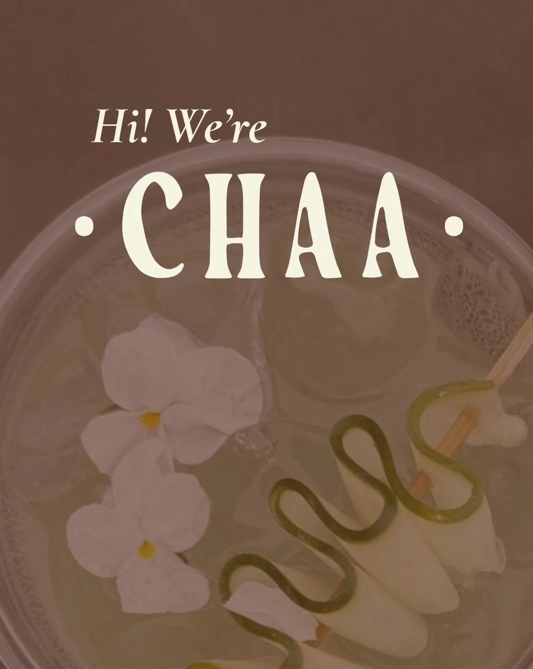 Meet Chaa 👋🏽

A pop-up bar focused on creating drinks that taste as good as they look. Because the best event details are the ones people remember, the colour, the flavour, the little touches, and that first sip.

We create menus that feel personal