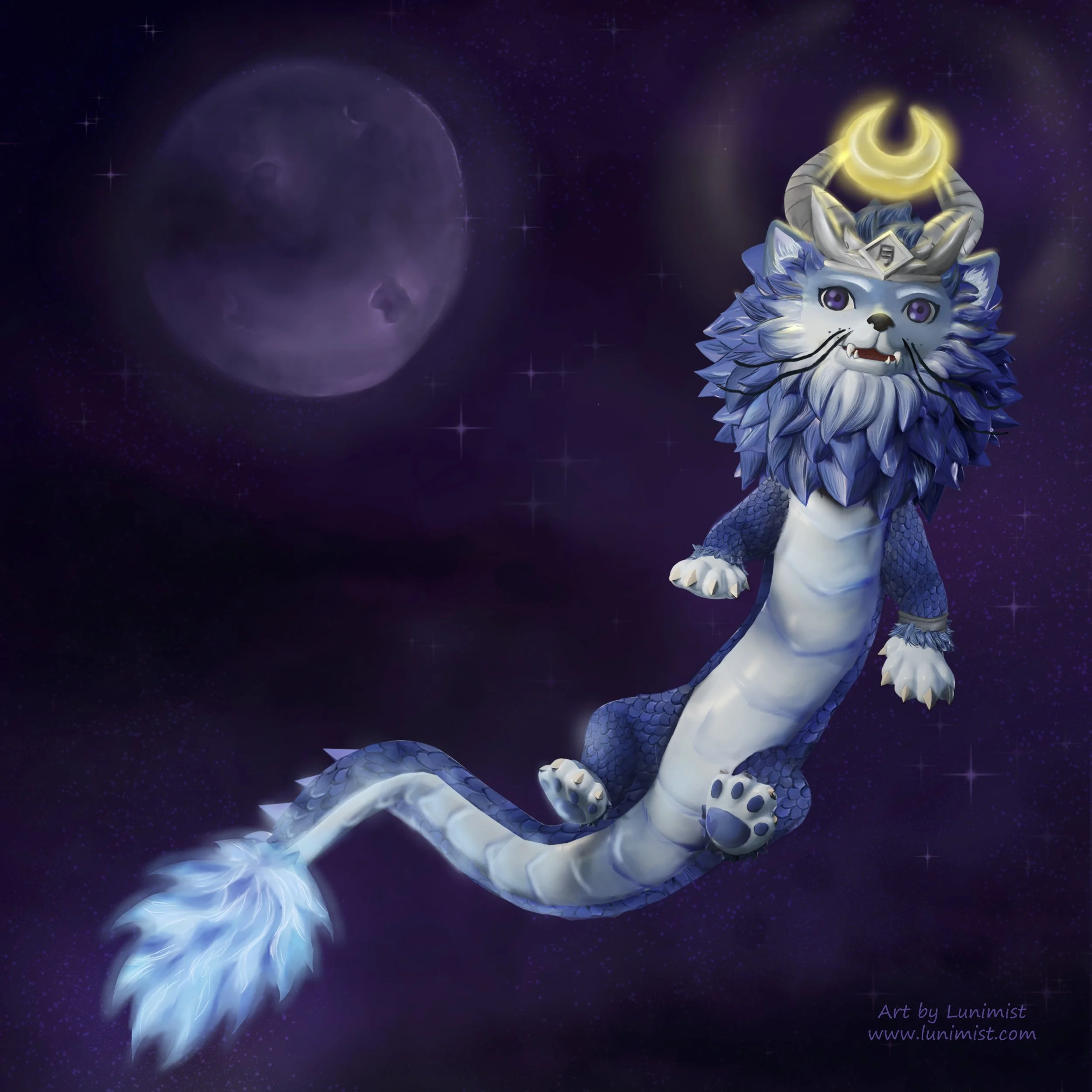 The Moon Dragon

Finished a new 3D/2D mixed media artwork!
The full project is now live on my website. More views and portfolio links are in my profile.

#dragon #digitalart #3Dart #magical #characterart #moon