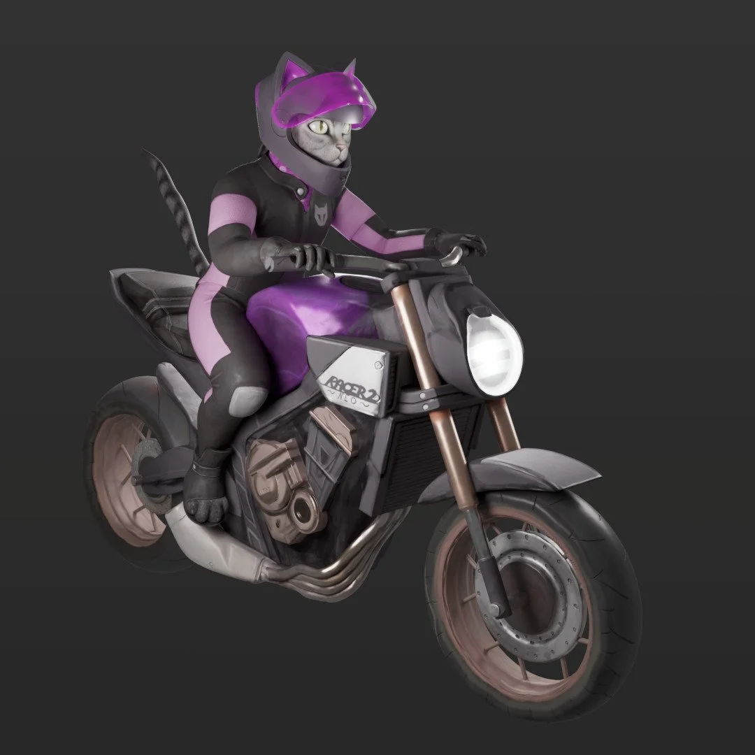 CatGo Racer Neo 2

New 3D Sculpting and 3D Hard Modelling project. The full project is now live on my website. More views and portfolio links are in my profile!

#3dmodel #motorcycle #3dsculpting #digitalart #cat #mc #art #3dart