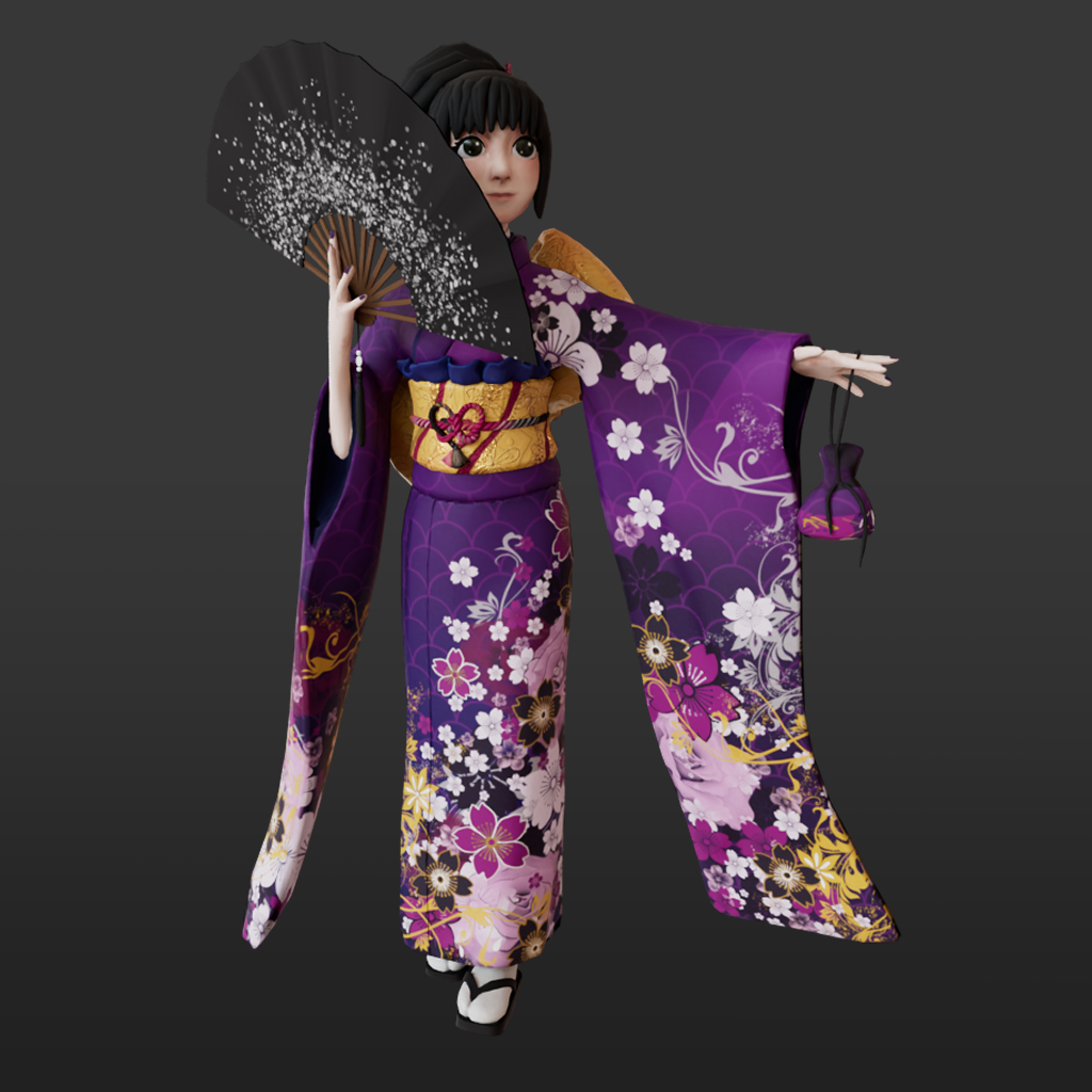 Furisode - 3D Sculpting