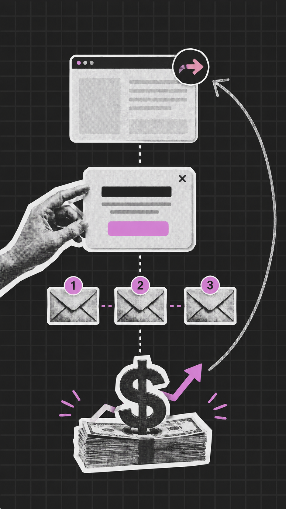 Don’t Lose Traffic: 3-Emails + Free Popup
