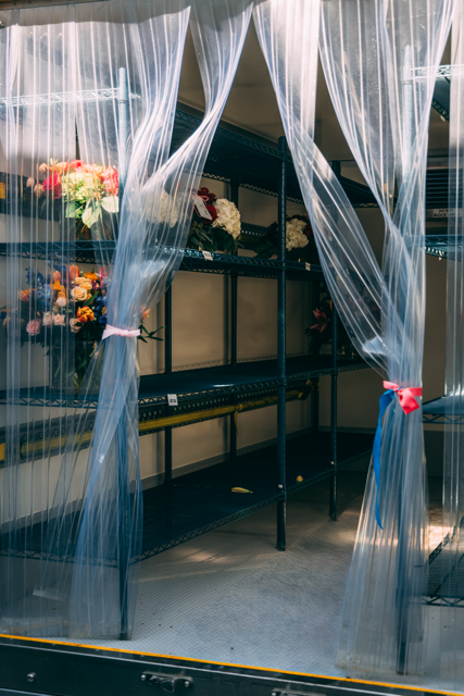 Mobile Cold Storage Trailer at Ken Miesner's Flower Shop