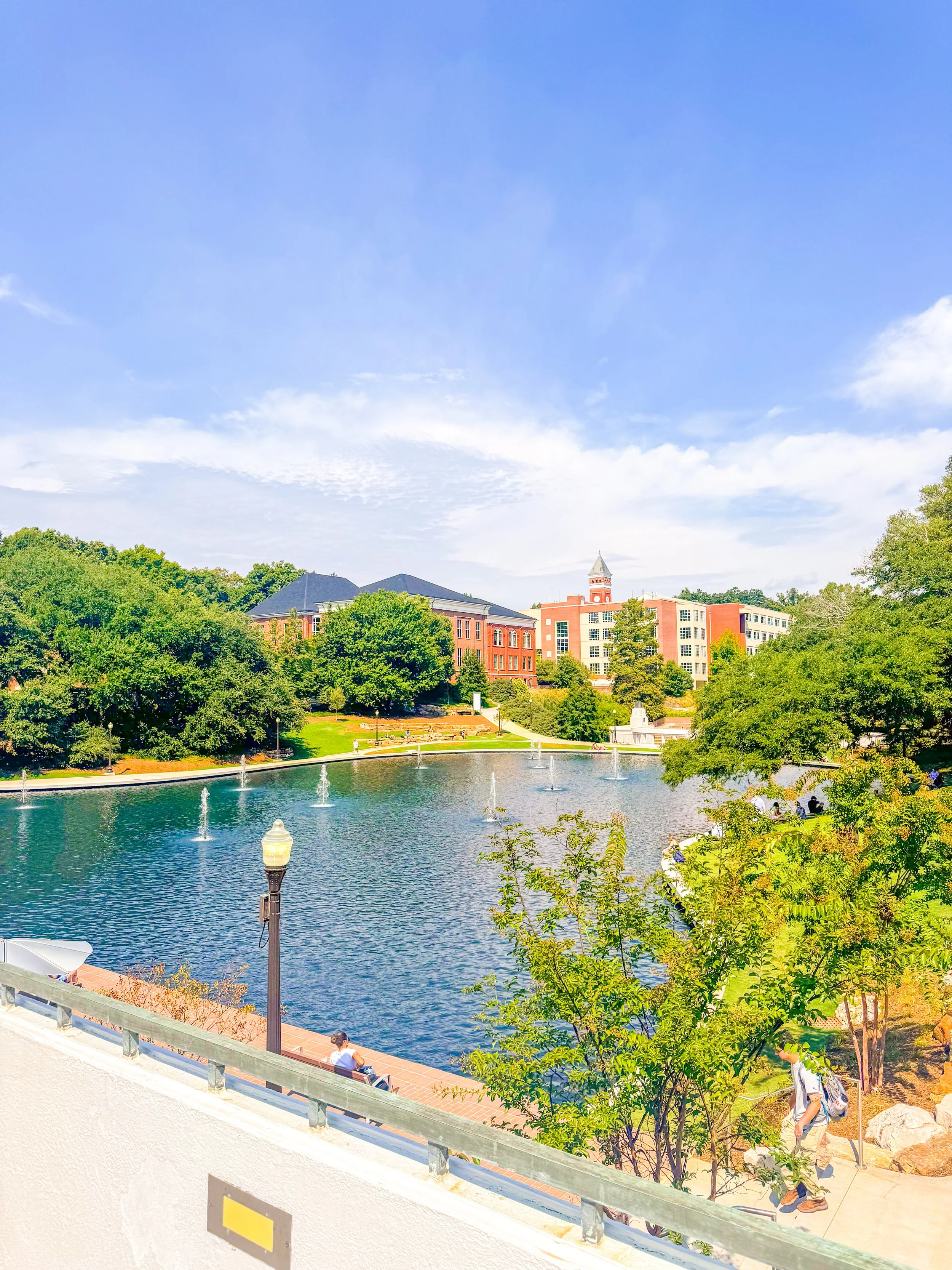Reflection pond at Clemson University