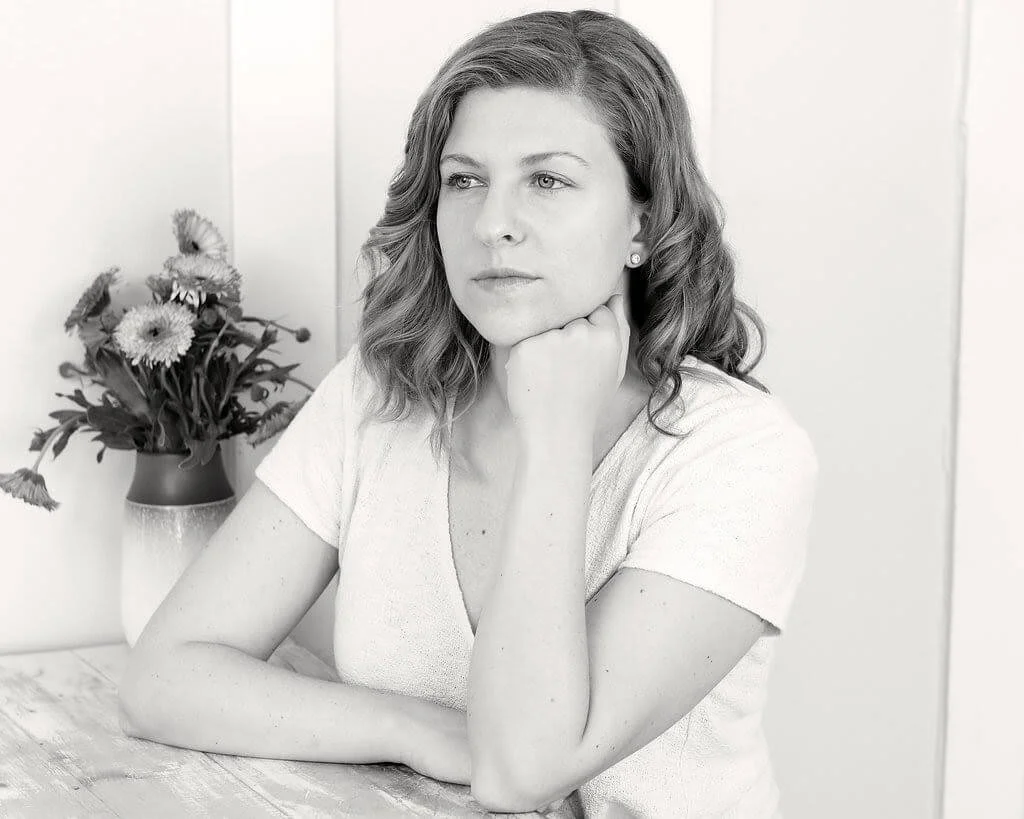maternal health articles - Nicole Karlis author and award winning journalist - black and white portrait