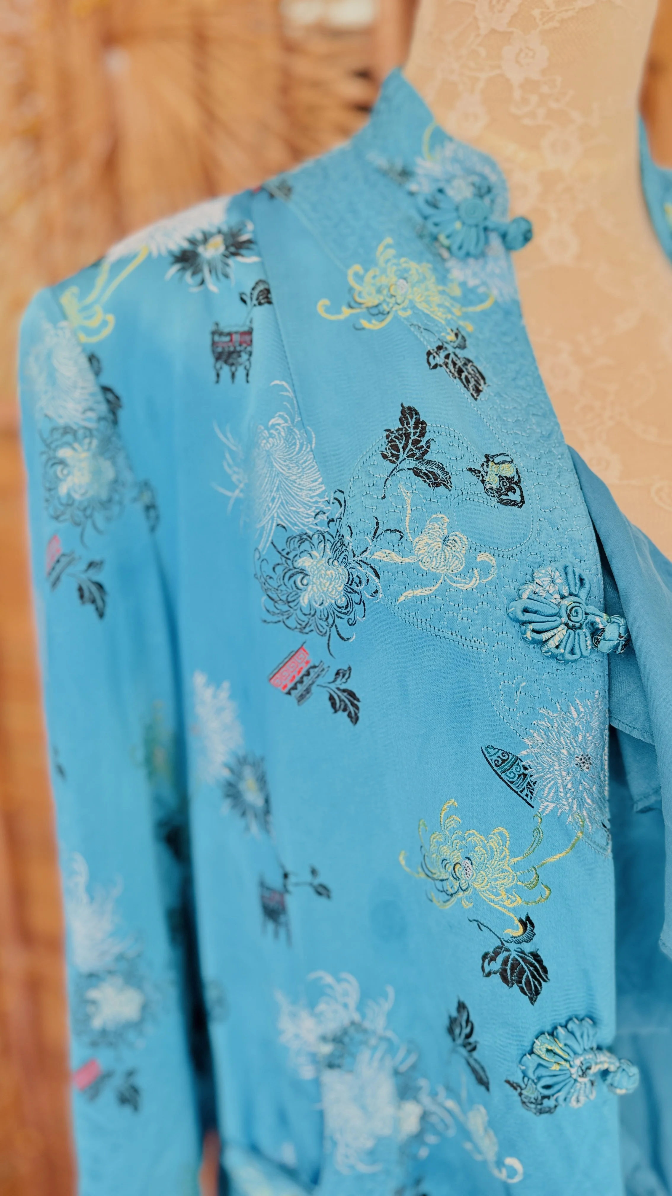 Vintage Silk Kimono Jacket