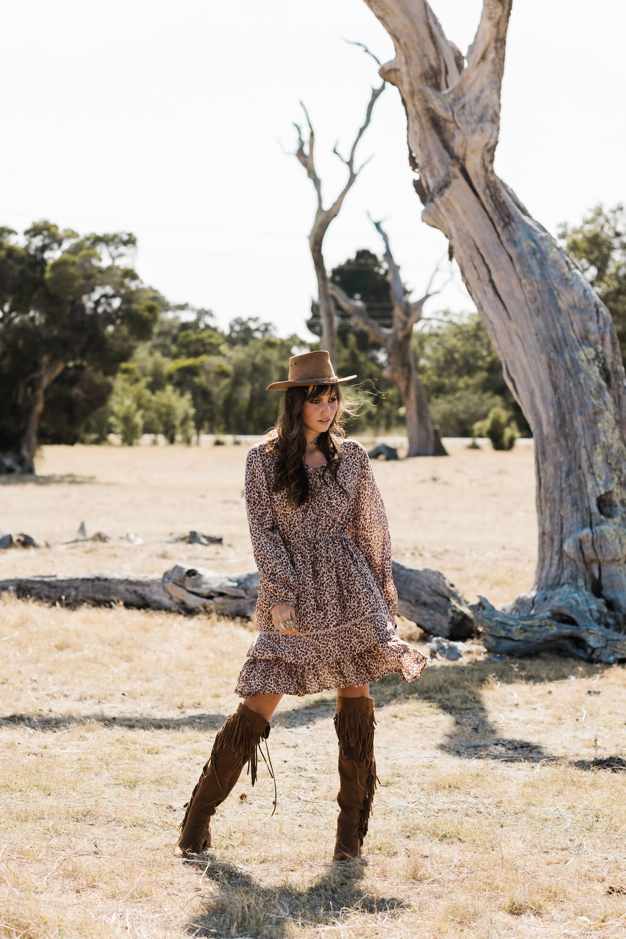 INTO THE WILD MINI DRESS