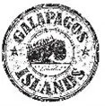 Logo de Galapagos avec un iguane et un texte circonférence.