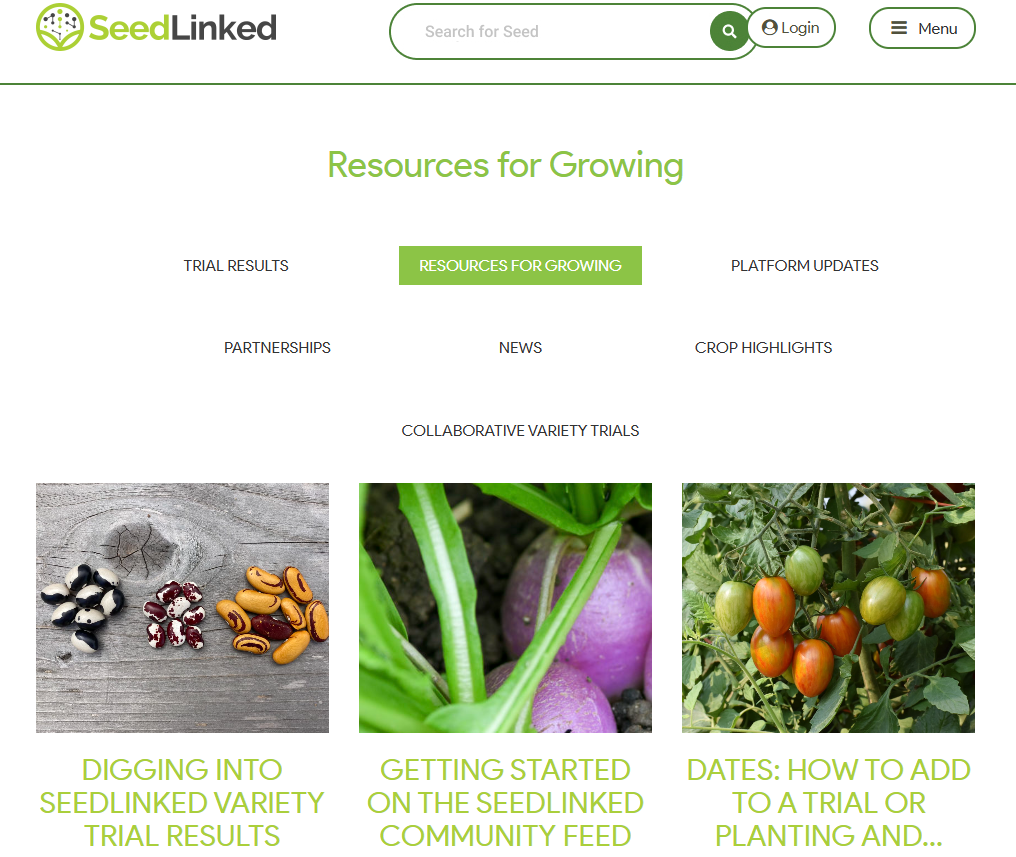 SeedLinked: Resources for Growing - World