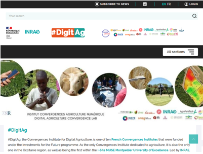 #DigitAg International Research Community: inclusive digital technologies and agricultural artificial intelligence with a low environmental impact, in support of agroecological agriculture