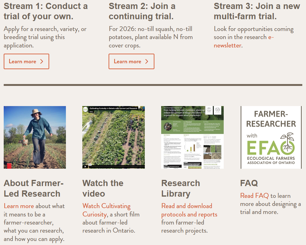 EFAO: Helping farmers combine their curiosity with scientific rigour - Canada