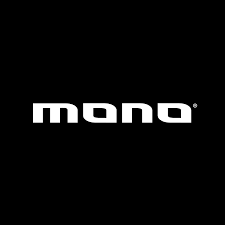 Mono logo in white on a black background
