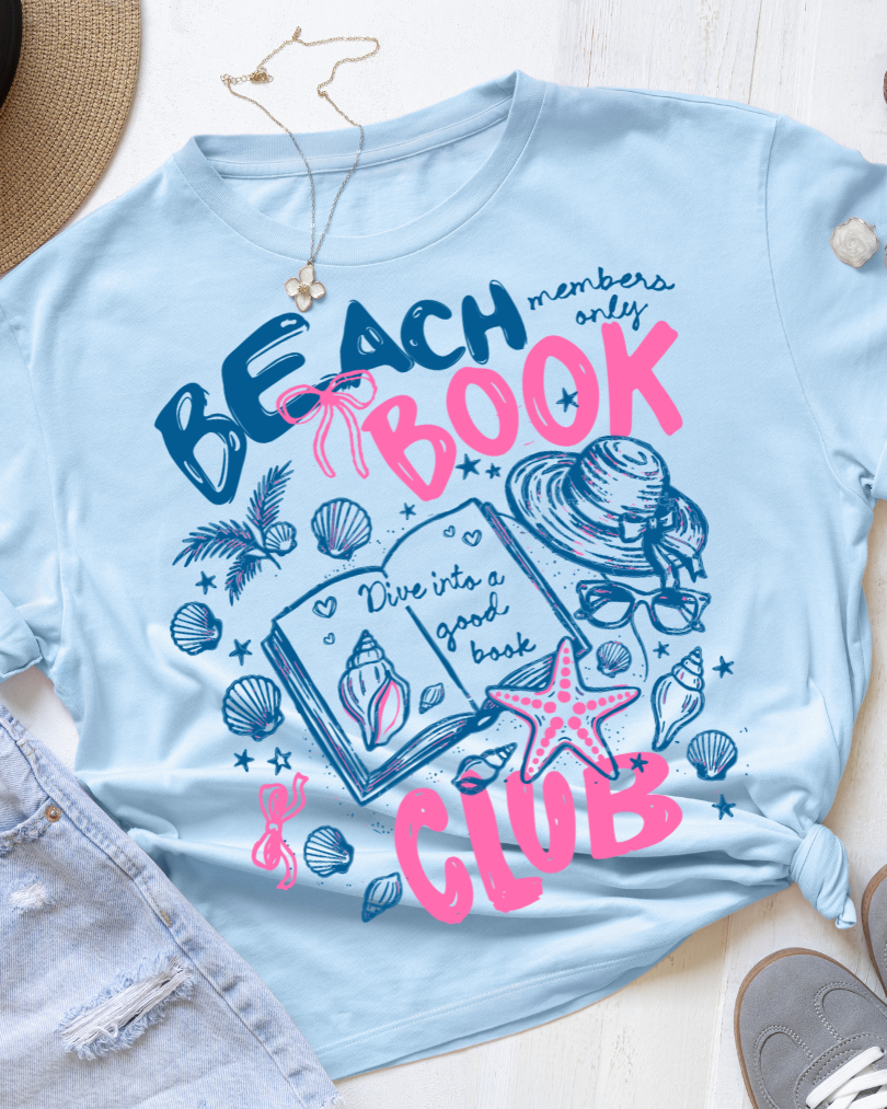 Beach Book Club Tee