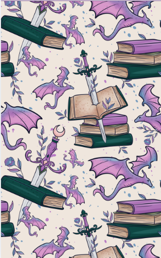 Booked & Dangerous Kindle Cover Insert