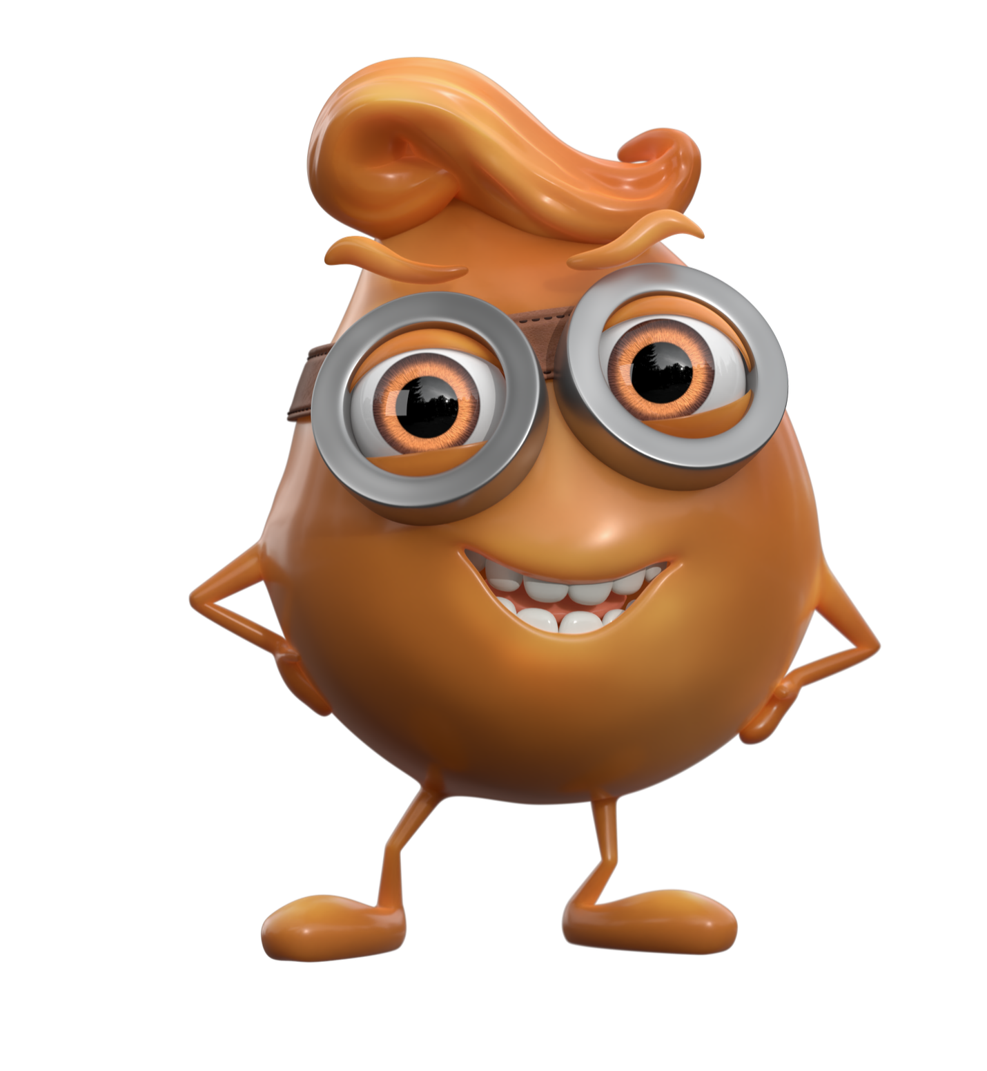 3D character render for Yum Yum Peanut Butter campaign Caramel Dreams